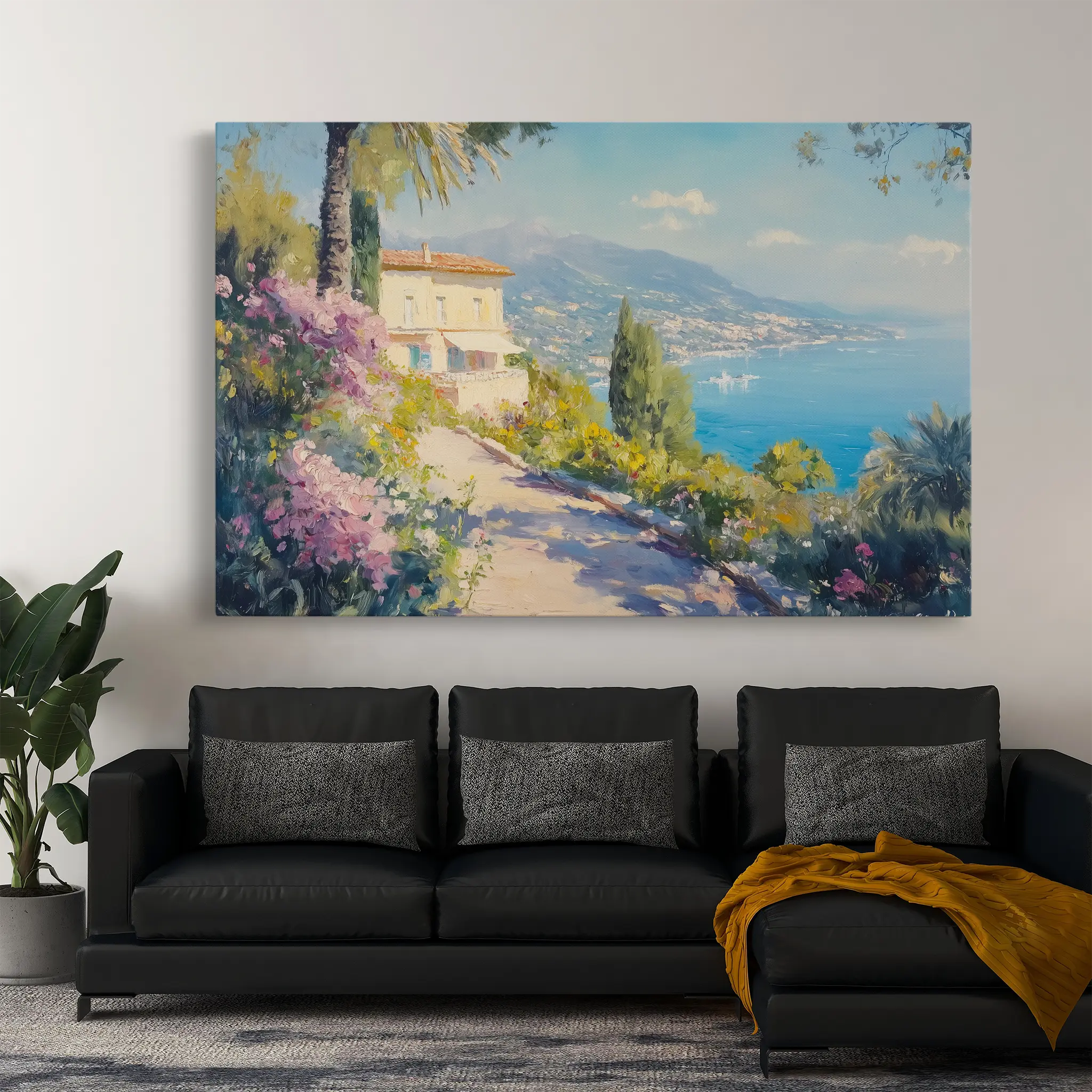 Landscape Canvas Wall Art WAD203-L 90 x 60 cm / Stretched on hidden frame