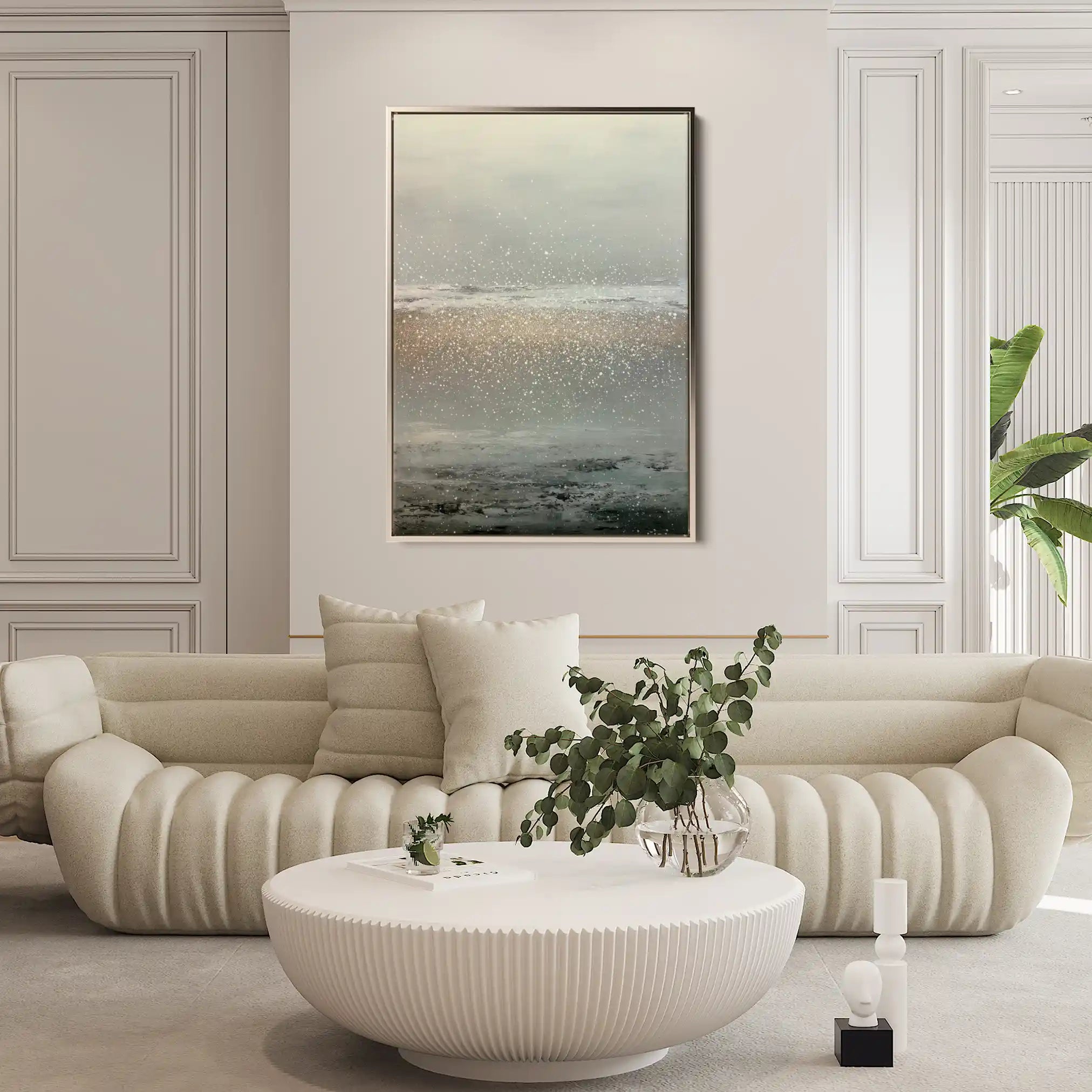Abstract 2030 Canvas Art 60 x 40 cm / Stretched on hidden frame