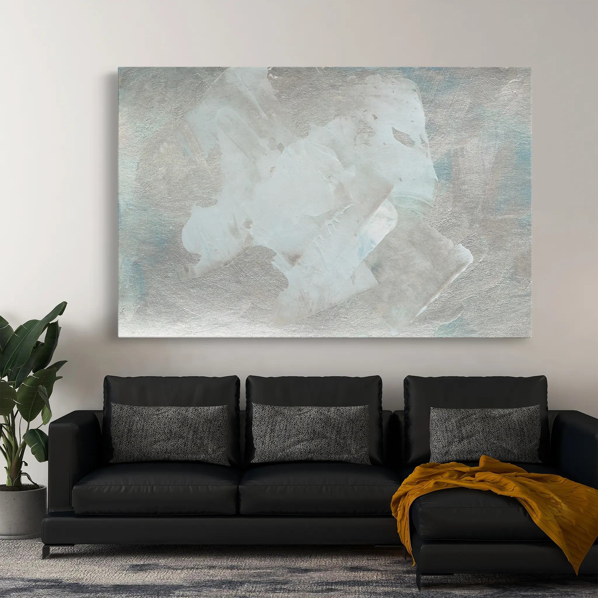 Abstract Canvas Wall Art WAD204-A 90 x 60 cm / Stretched on hidden frame