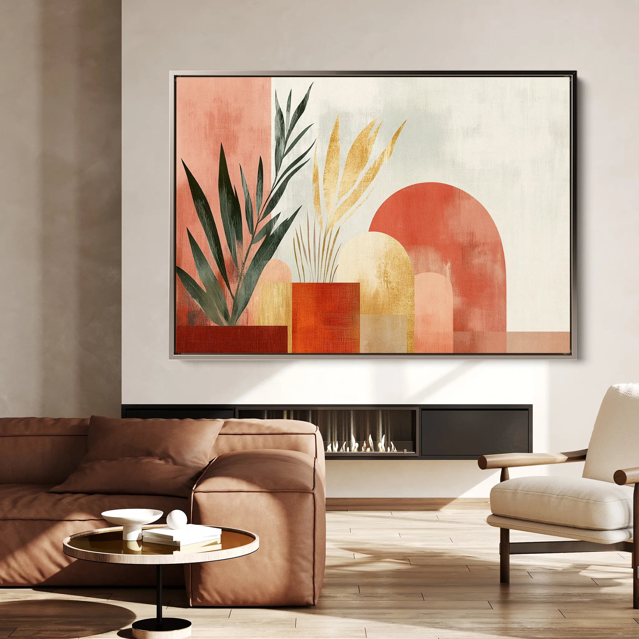 Boho Canvas Wall Art WAD204-BH 90 x 60 cm / Stretched on hidden frame