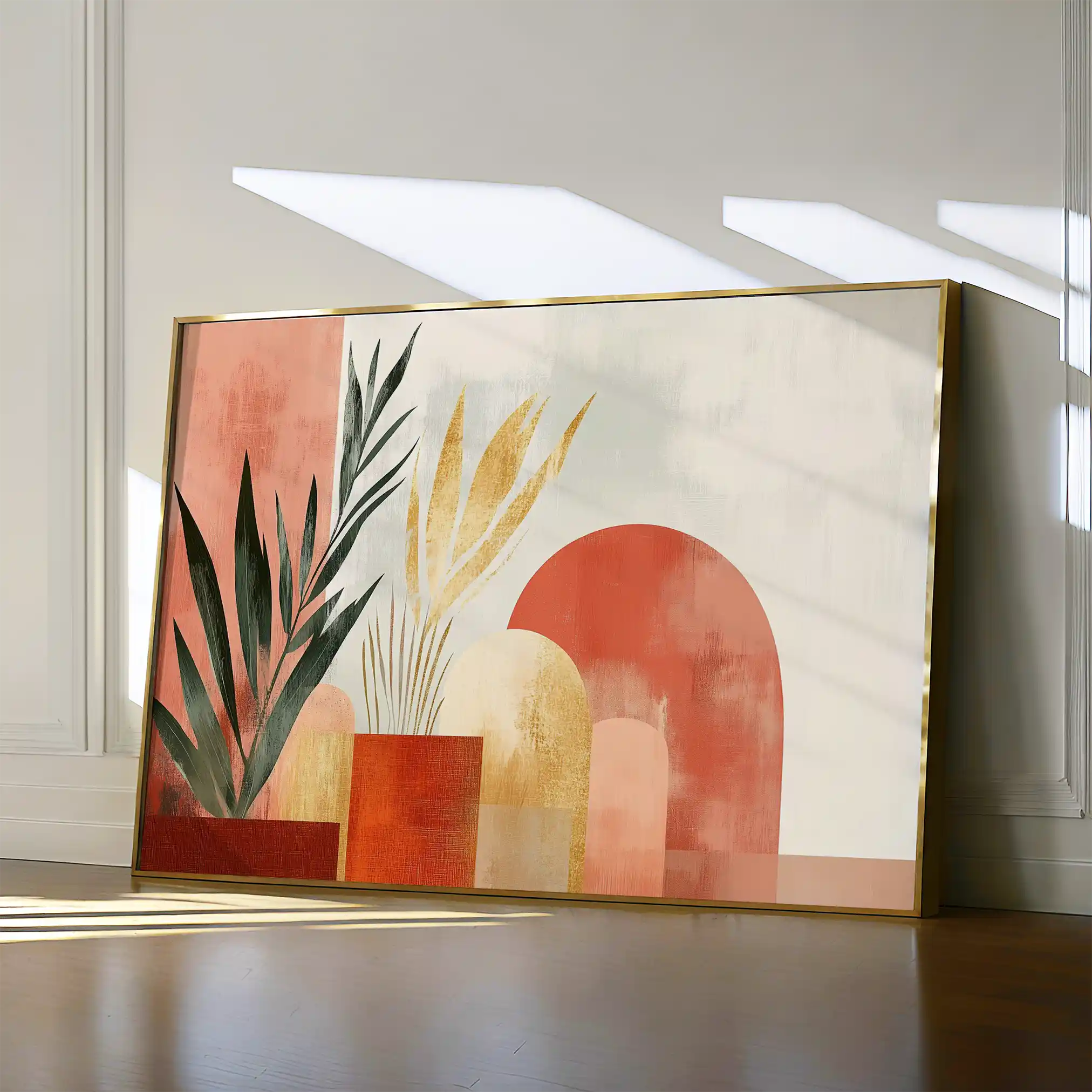 Boho 204 Canvas Art 90 x 60 cm / Stretched on hidden frame
