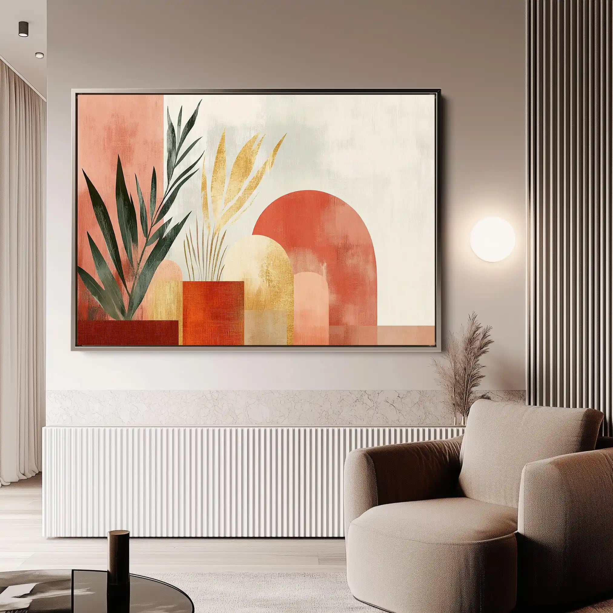 Boho 204 Canvas Art 90 x 60 cm / Stretched on hidden frame