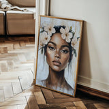 Portrait 204 Canvas Art 90 x 60 cm / Stretched on hidden frame