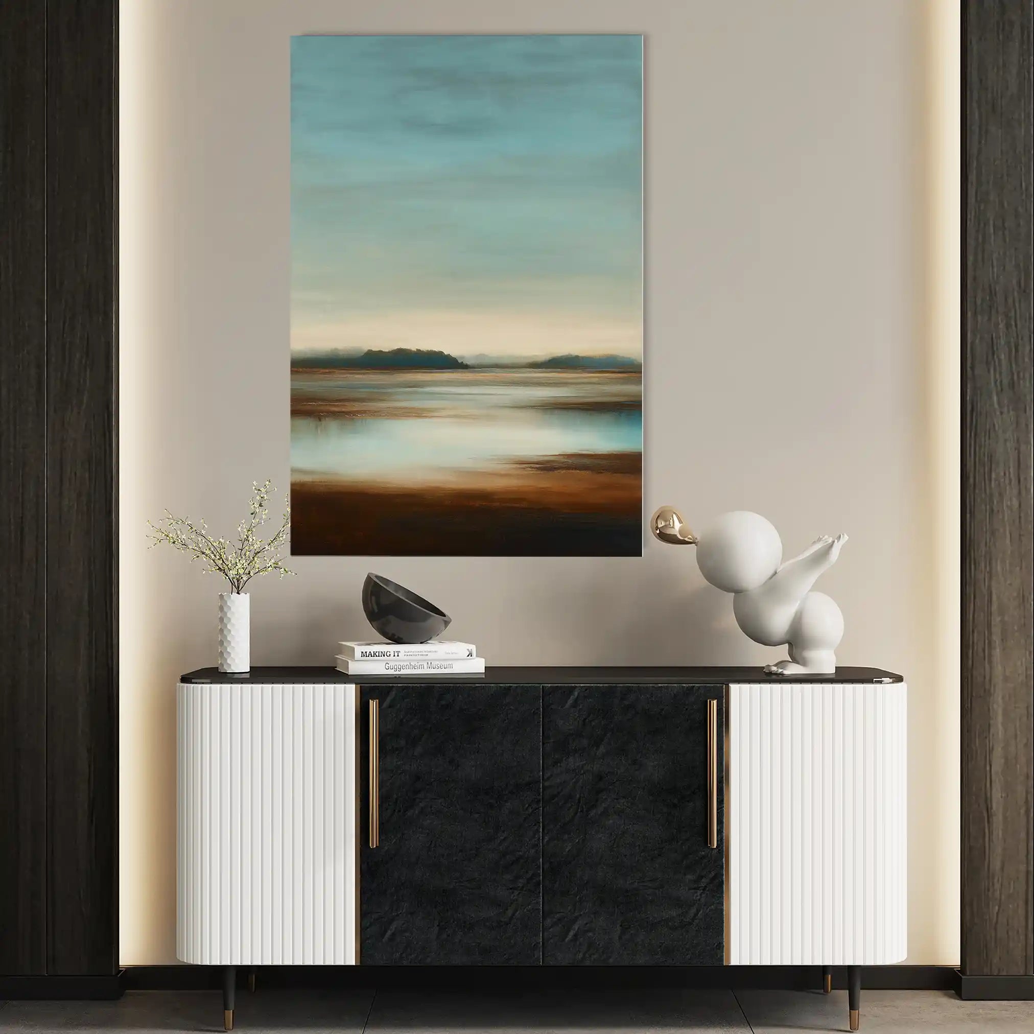Abstract 2040 Canvas Art 60 x 40 cm / Stretched on hidden frame