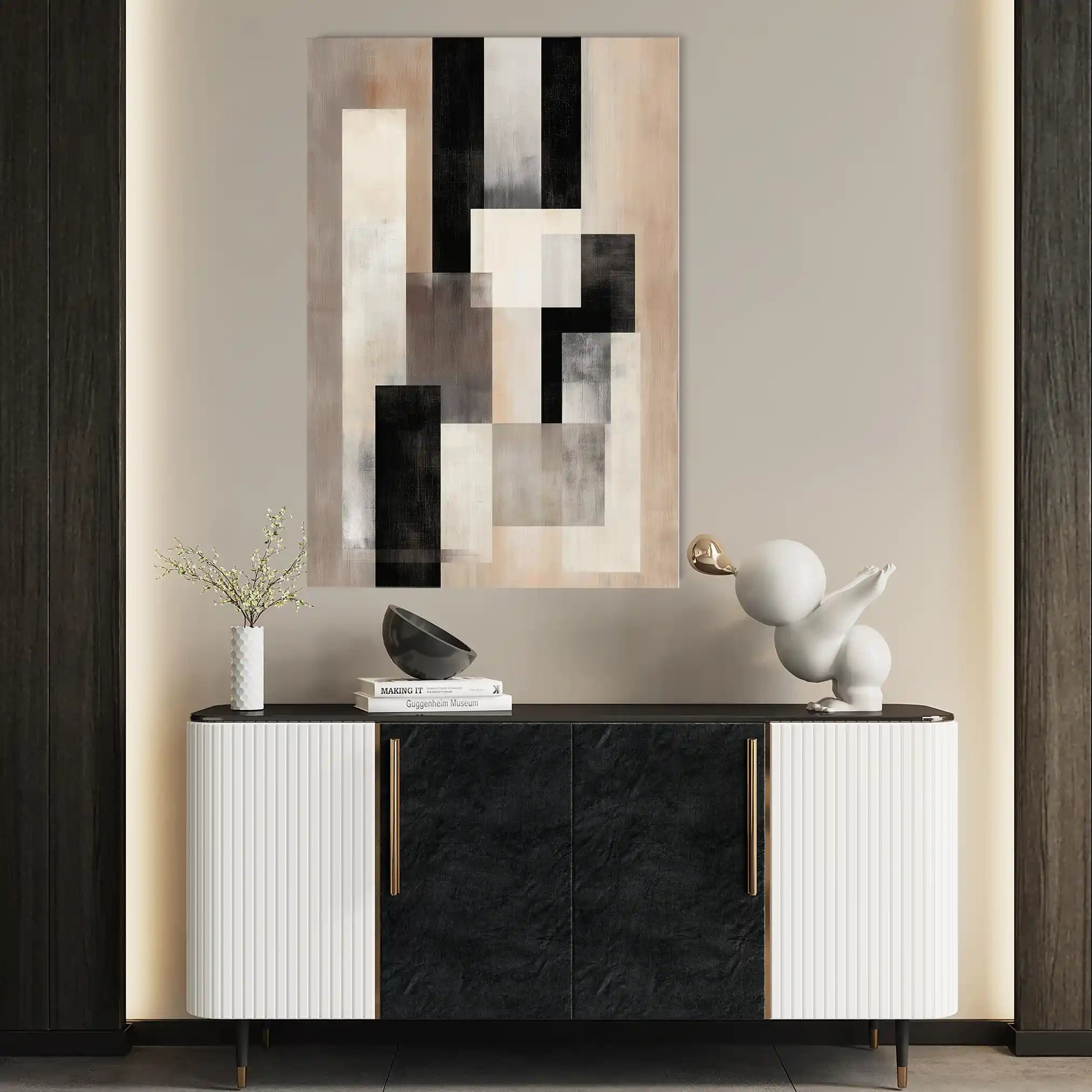 Abstract 2045 Canvas Art 60 x 40 cm / Stretched on hidden frame