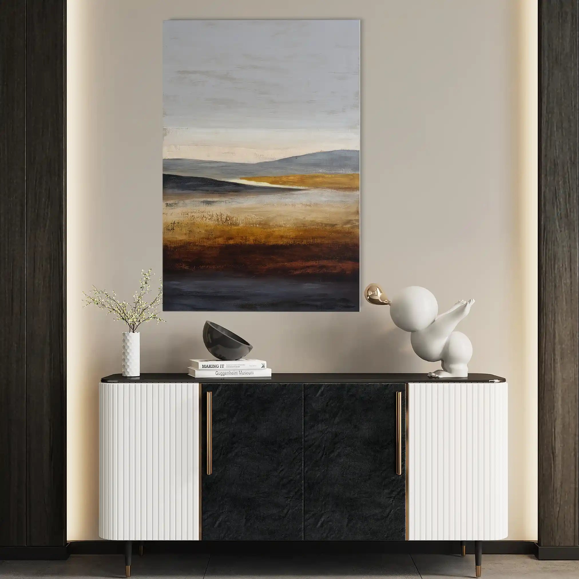 Abstract 2046 Canvas Art 60 x 40 cm / Stretched on hidden frame