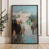 Abstract 2048 Canvas Art 60 x 40 cm / Stretched on hidden frame