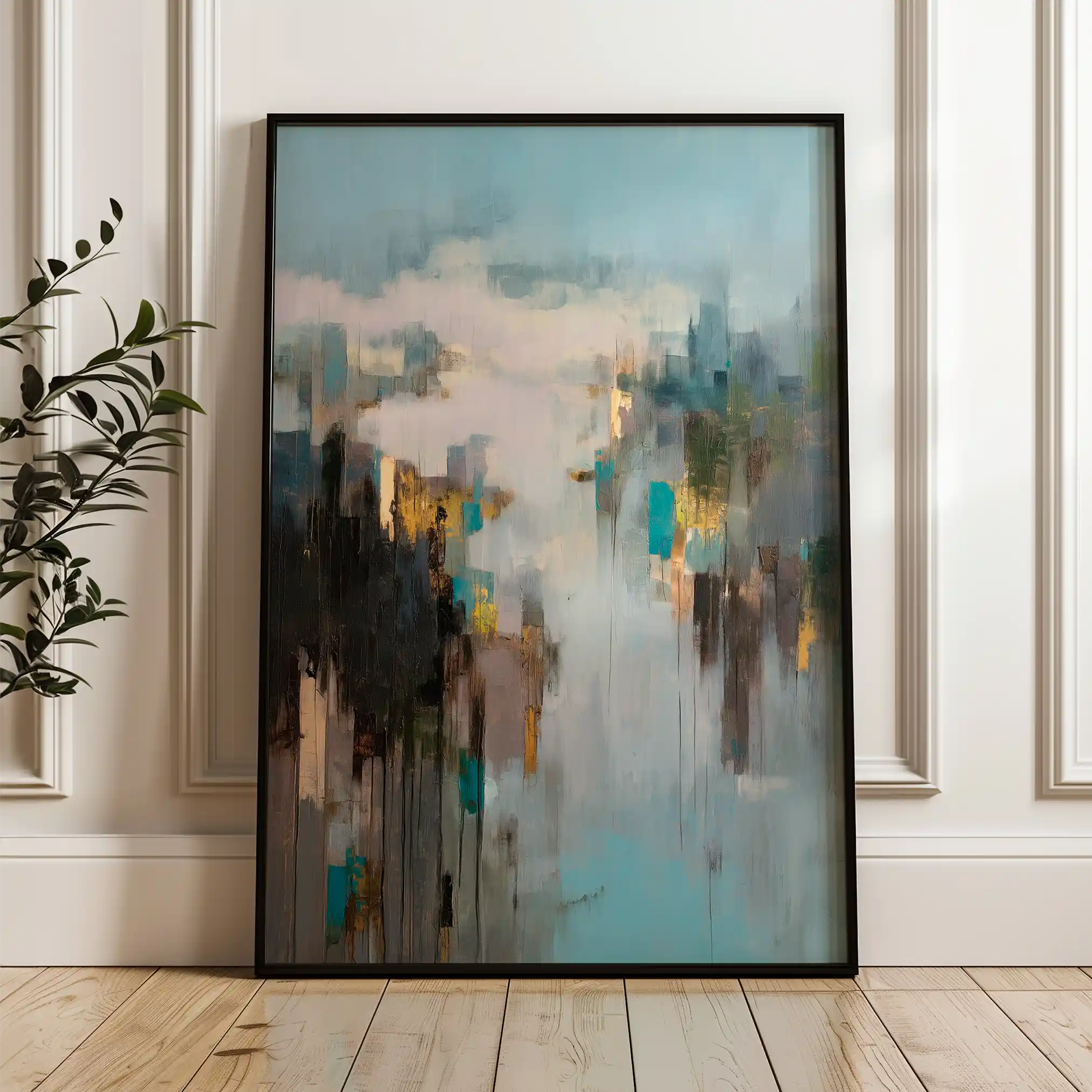 Abstract 2048 Canvas Art 60 x 40 cm / Stretched on hidden frame