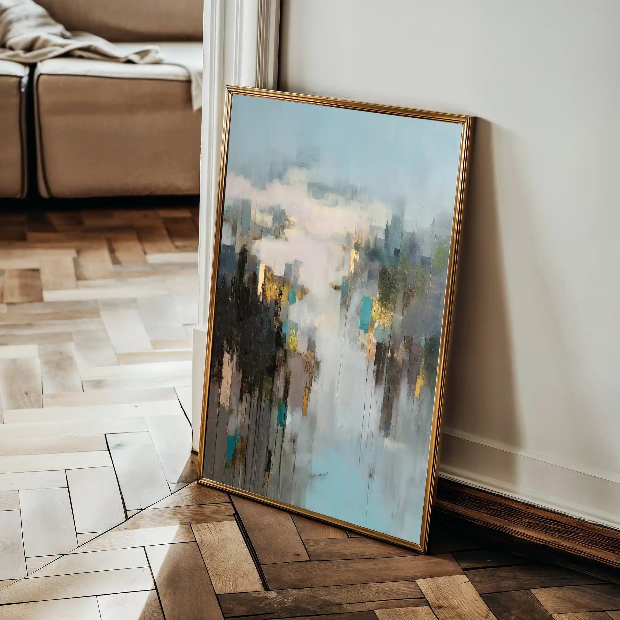 Abstract 2048 Canvas Art 60 x 40 cm / Stretched on hidden frame
