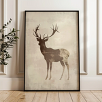 Animals 205 Canvas Art 90 x 60 cm / Stretched on hidden frame