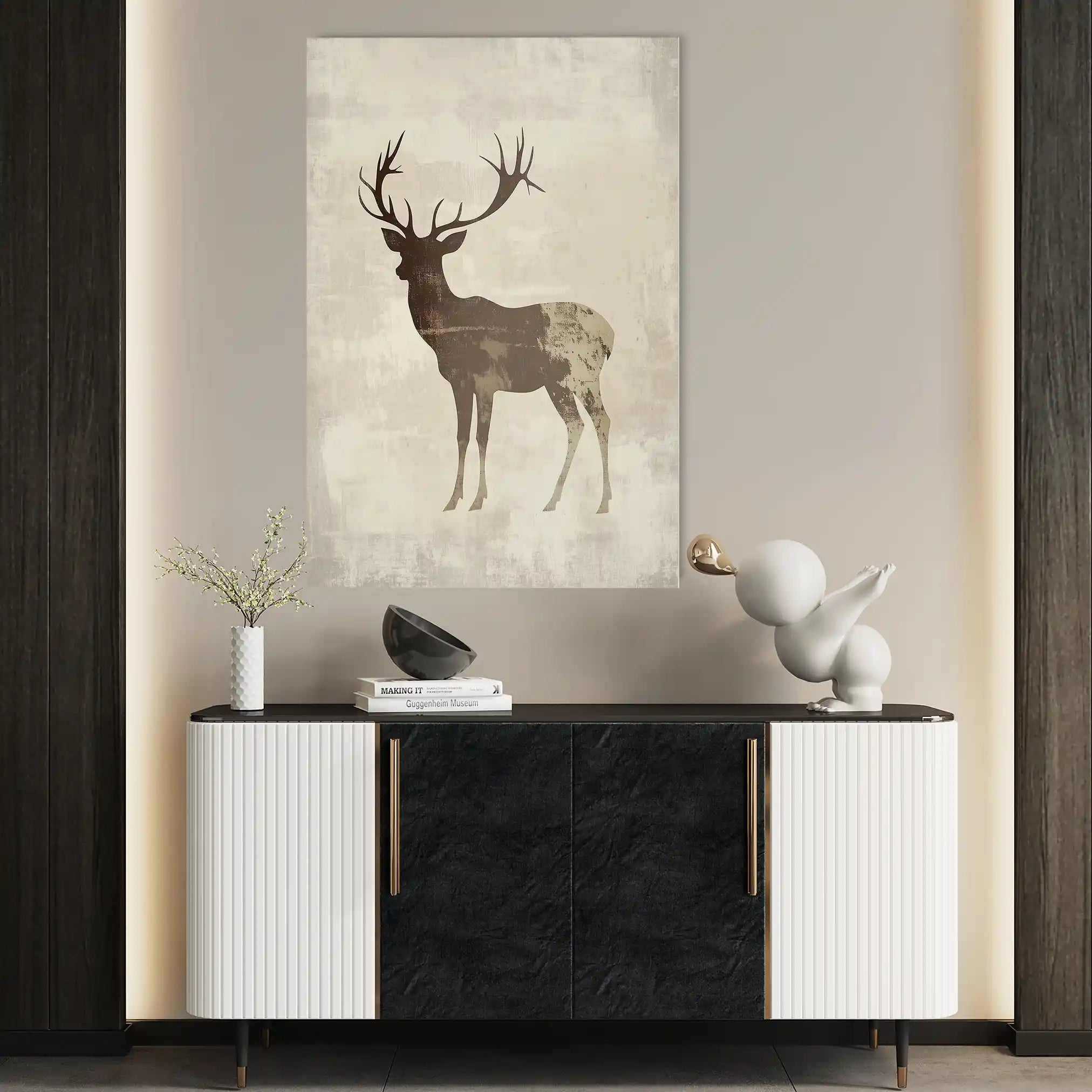 Animals 205 Canvas Art 90 x 60 cm / Stretched on hidden frame