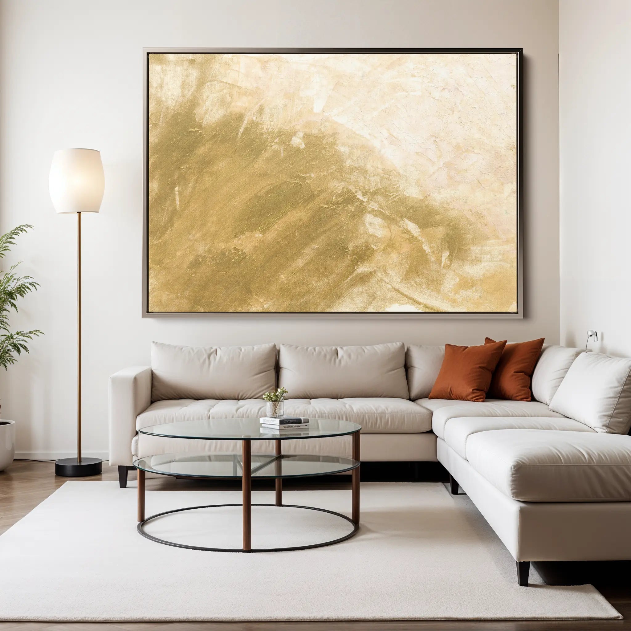 Abstract Canvas Wall Art WAD205-A 90 x 60 cm / Stretched on hidden frame