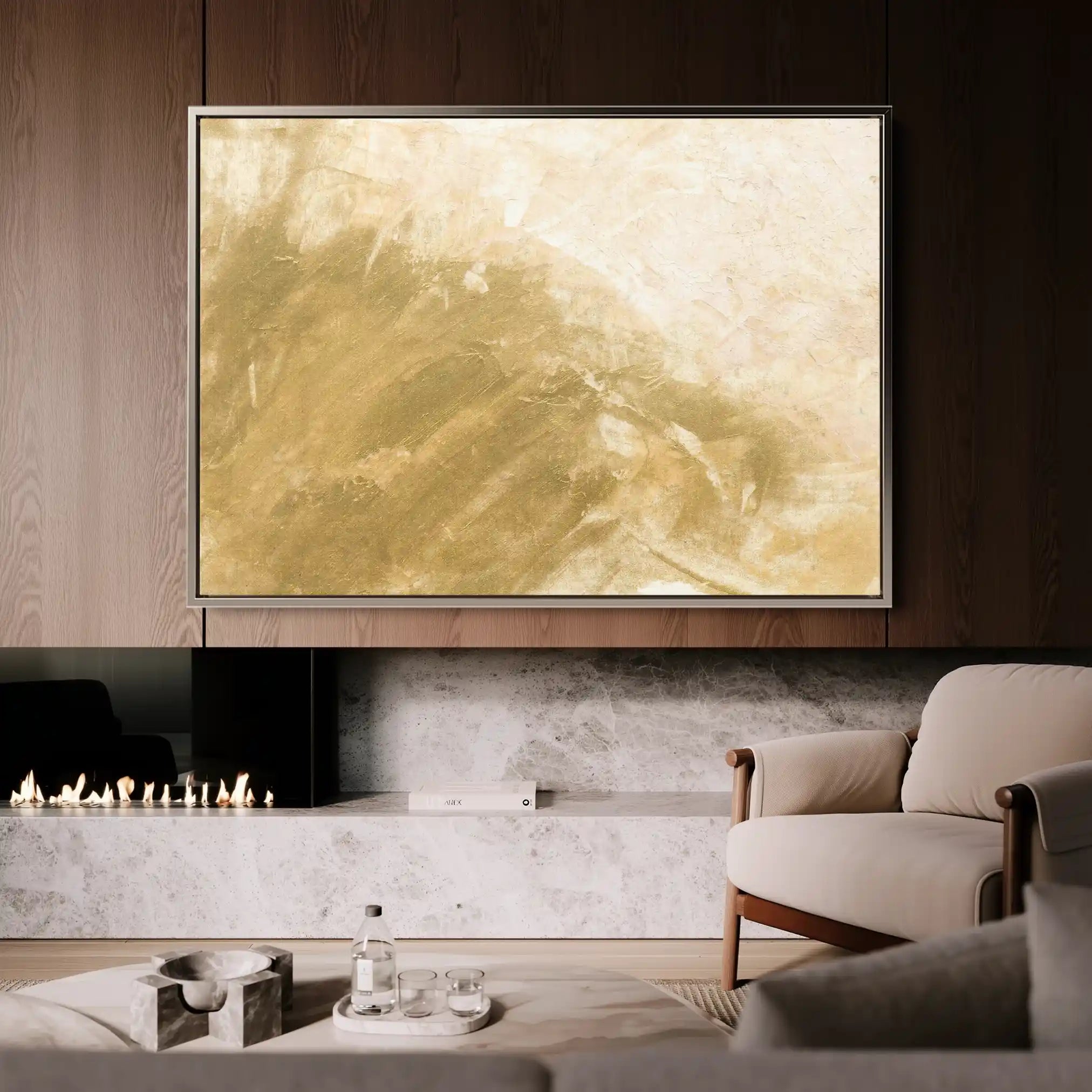 Abstract 205 Canvas Art 60 x 40 cm / Stretched on hidden frame