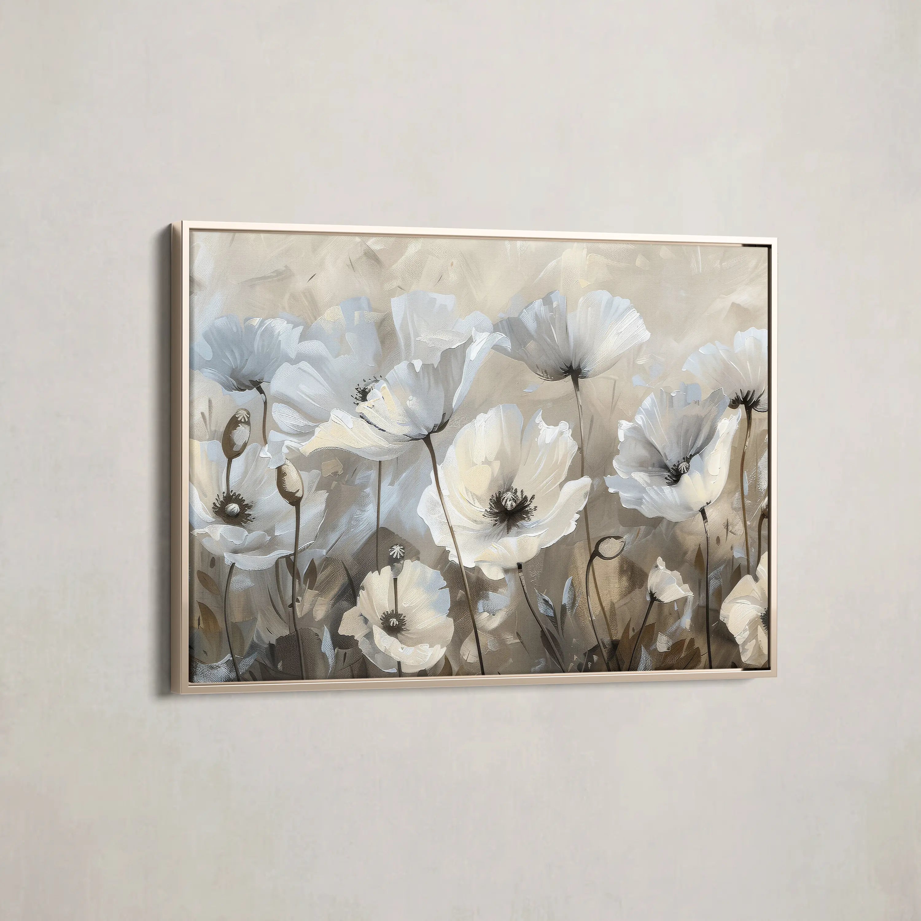 Floral Canvas Wall Art WAD205-F 90 x 60 cm / Stretched on hidden frame