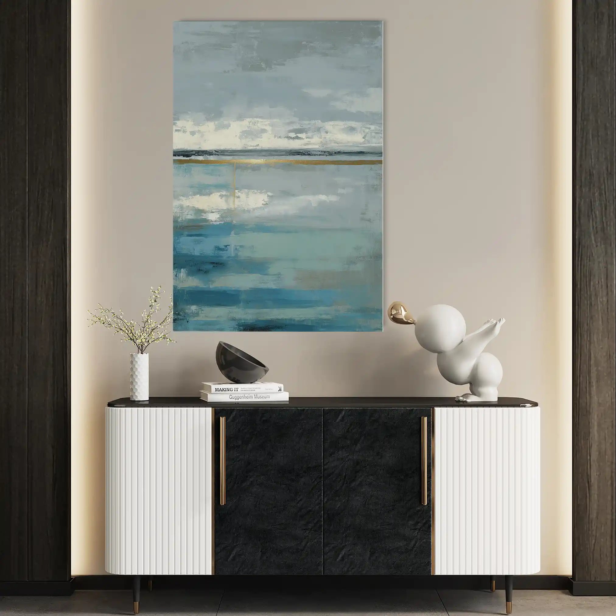 Abstract 2051 Canvas Art 60 x 40 cm / Stretched on hidden frame