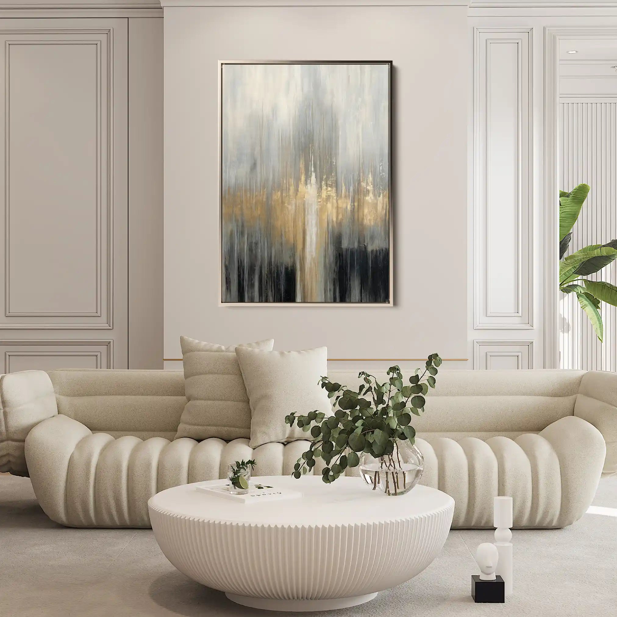Abstract 2058 Canvas Art 60 x 40 cm / Stretched on hidden frame