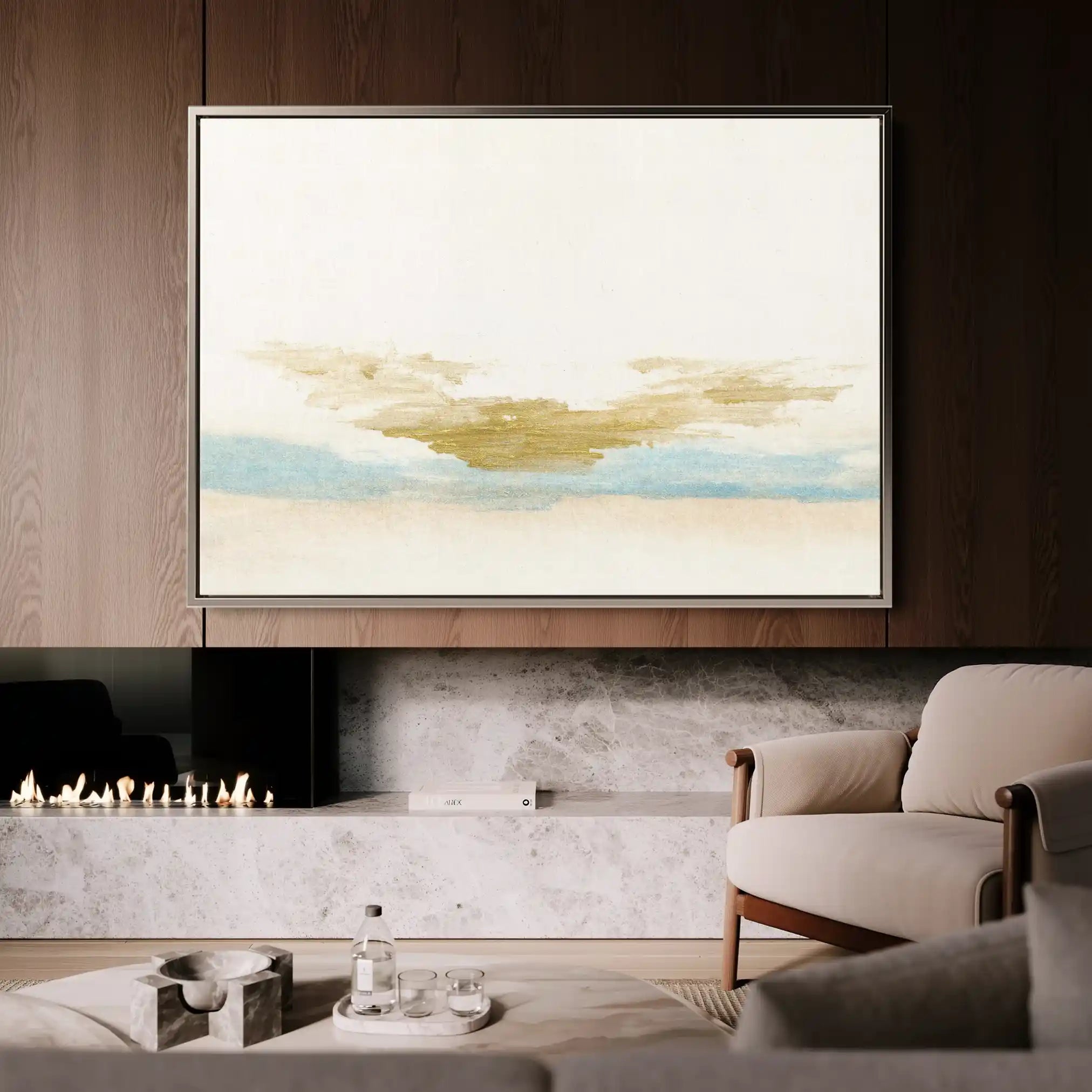 Abstract 206 Canvas Art 60 x 40 cm / Stretched on hidden frame