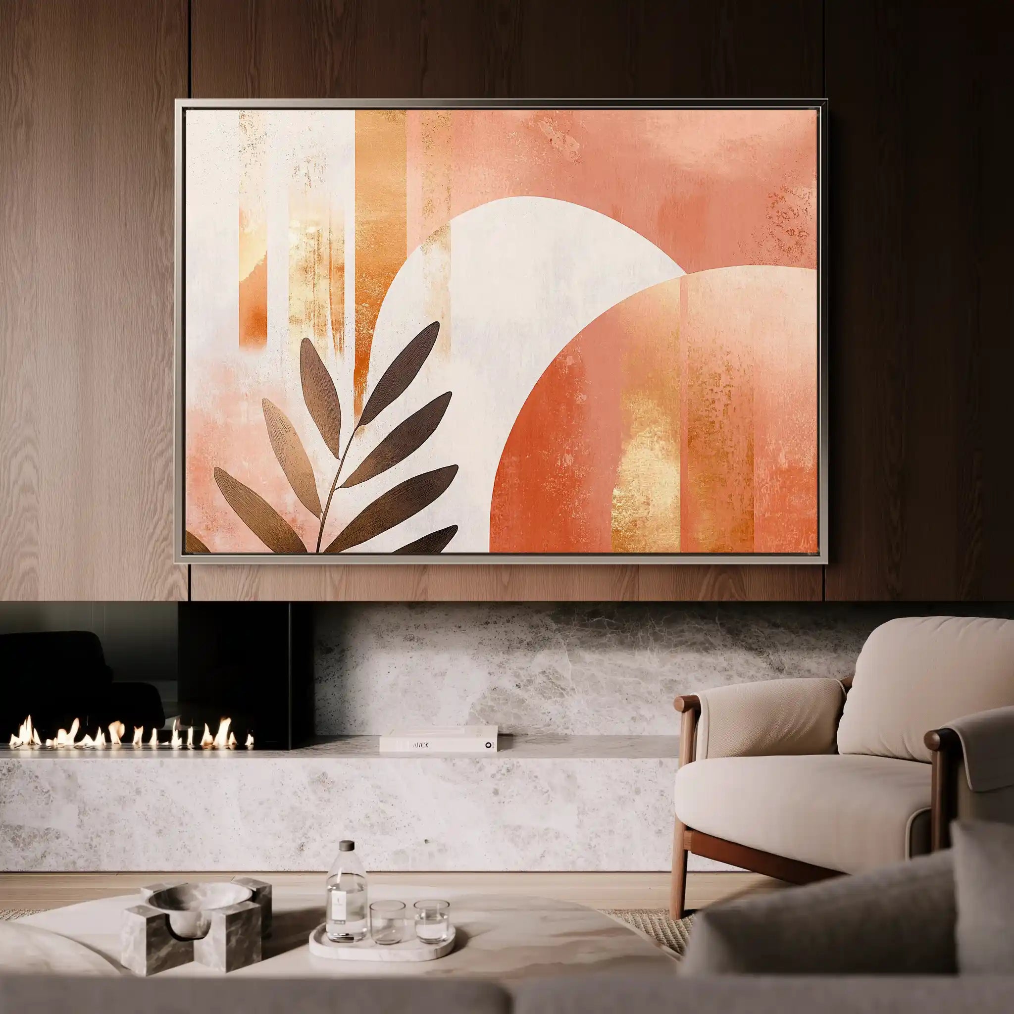 Boho 206 Canvas Art 90 x 60 cm / Stretched on hidden frame