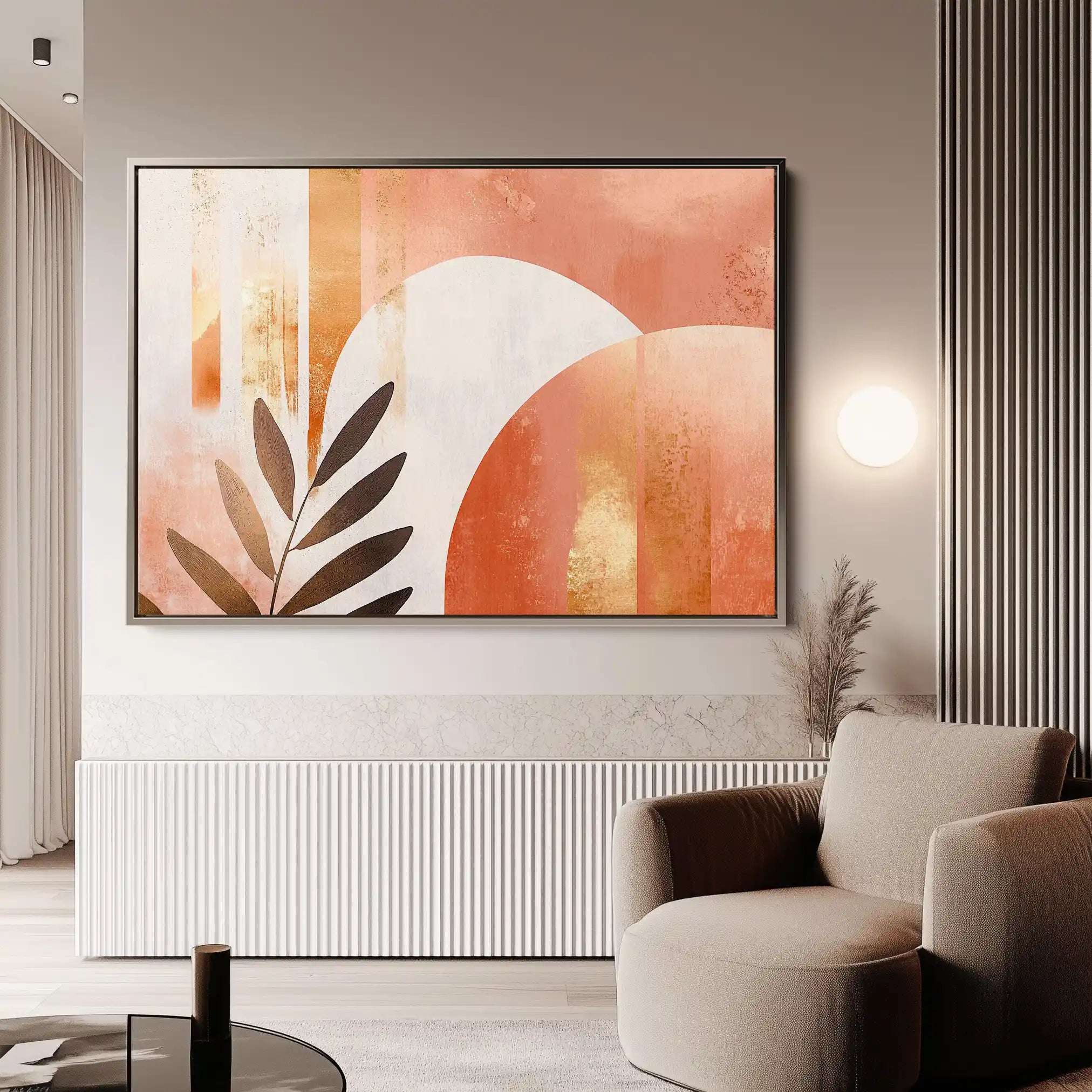 Boho 206 Canvas Art 90 x 60 cm / Stretched on hidden frame