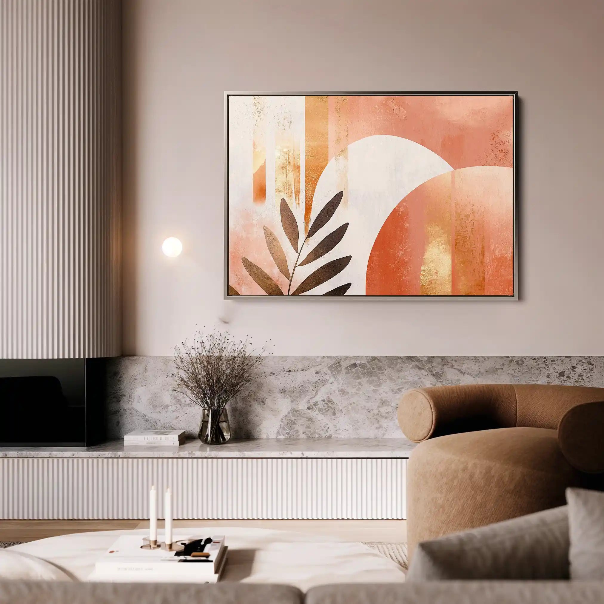 Boho 206 Canvas Art 90 x 60 cm / Stretched on hidden frame