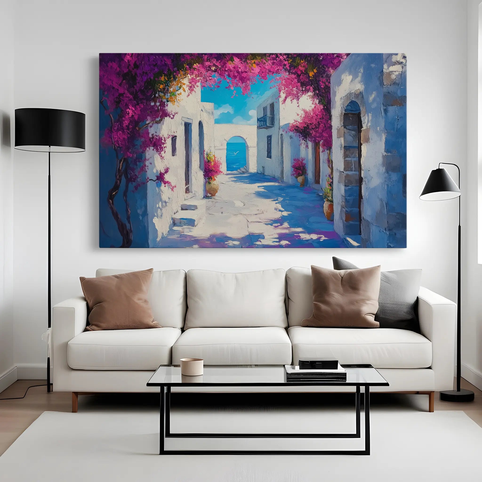 Landscape Canvas Wall Art WAD206-L 90 x 60 cm / Stretched on hidden frame