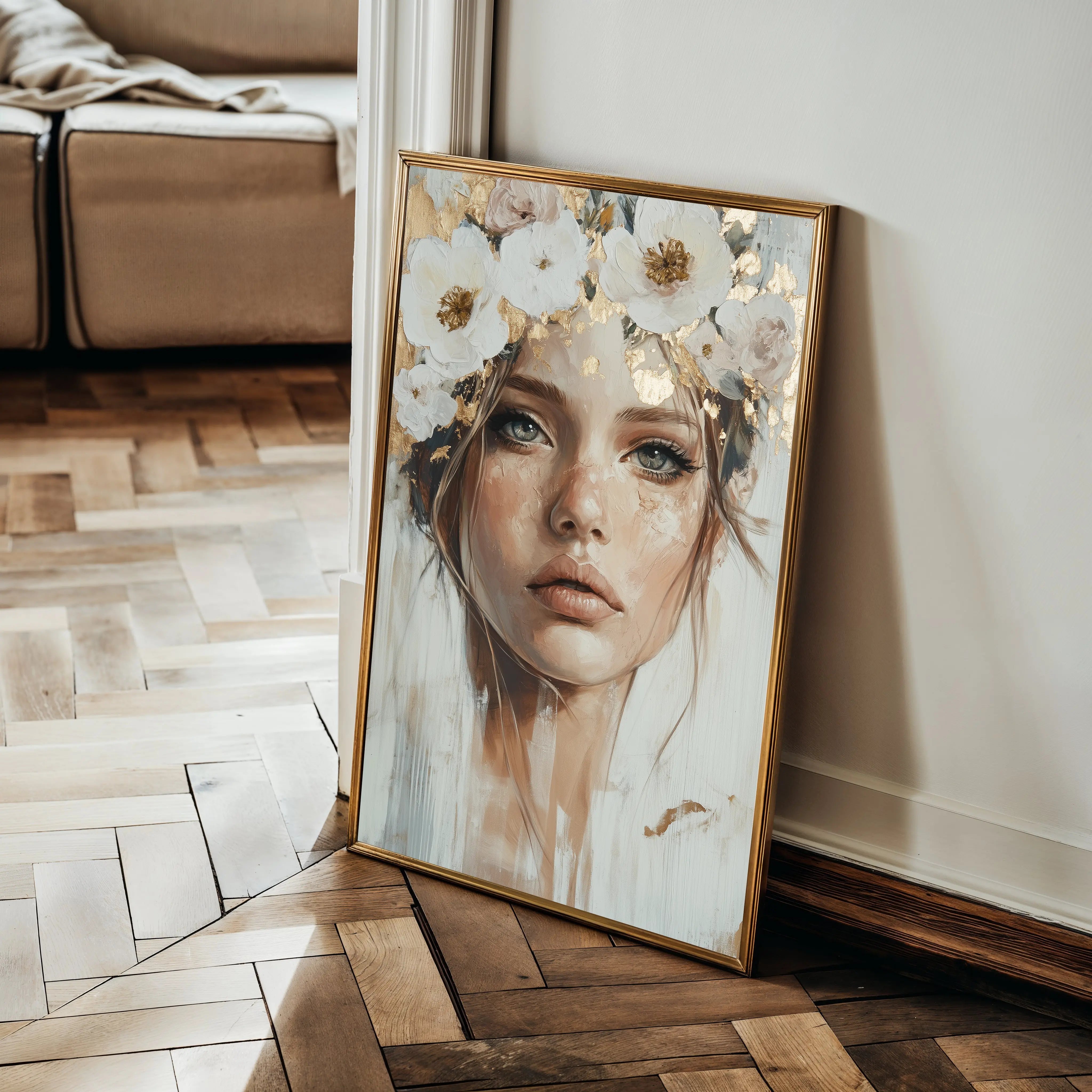 Portrait Canvas Wall Art WAD206-P 90 x 60 cm / Stretched on hidden frame