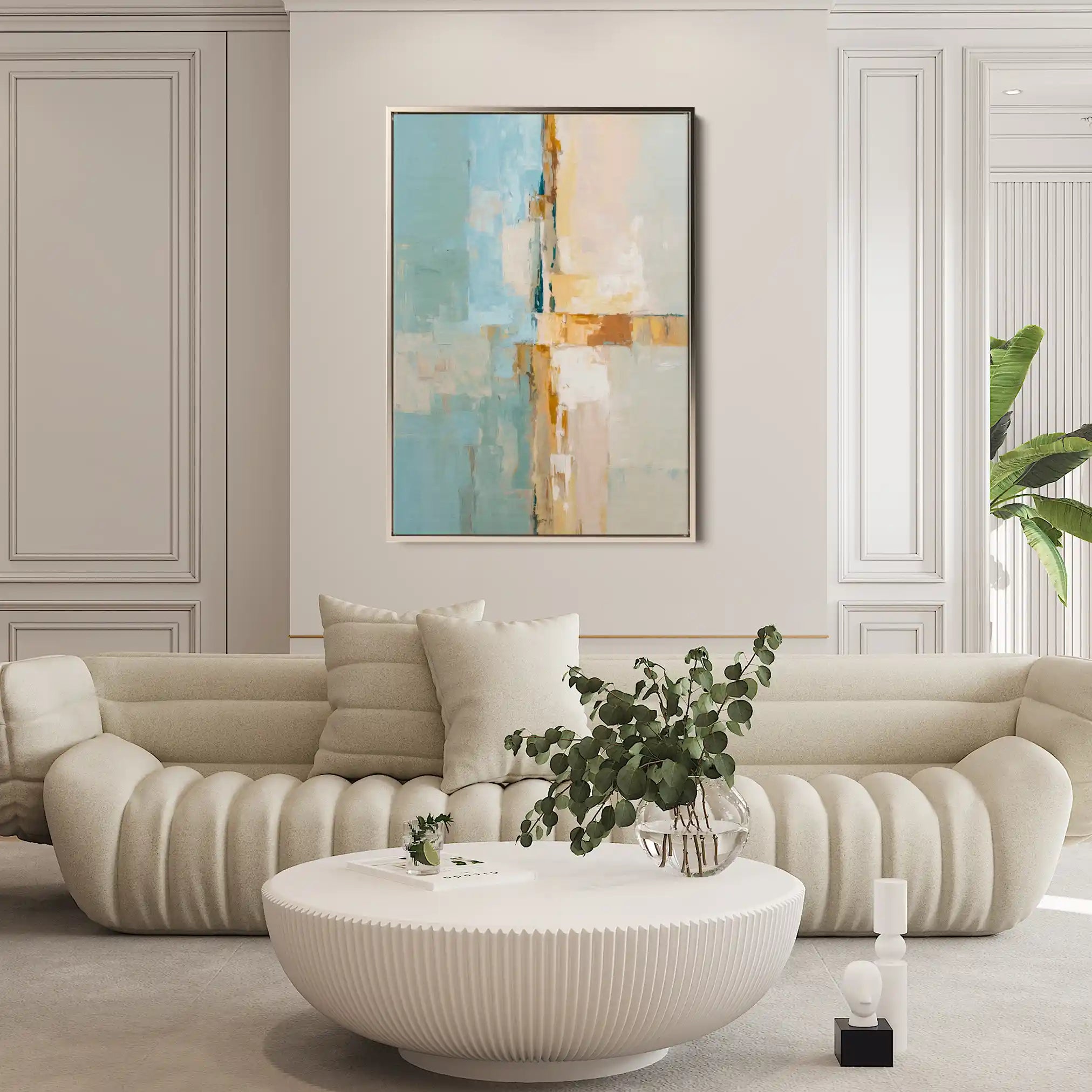 Abstract 2064 Canvas Art 60 x 40 cm / Stretched on hidden frame