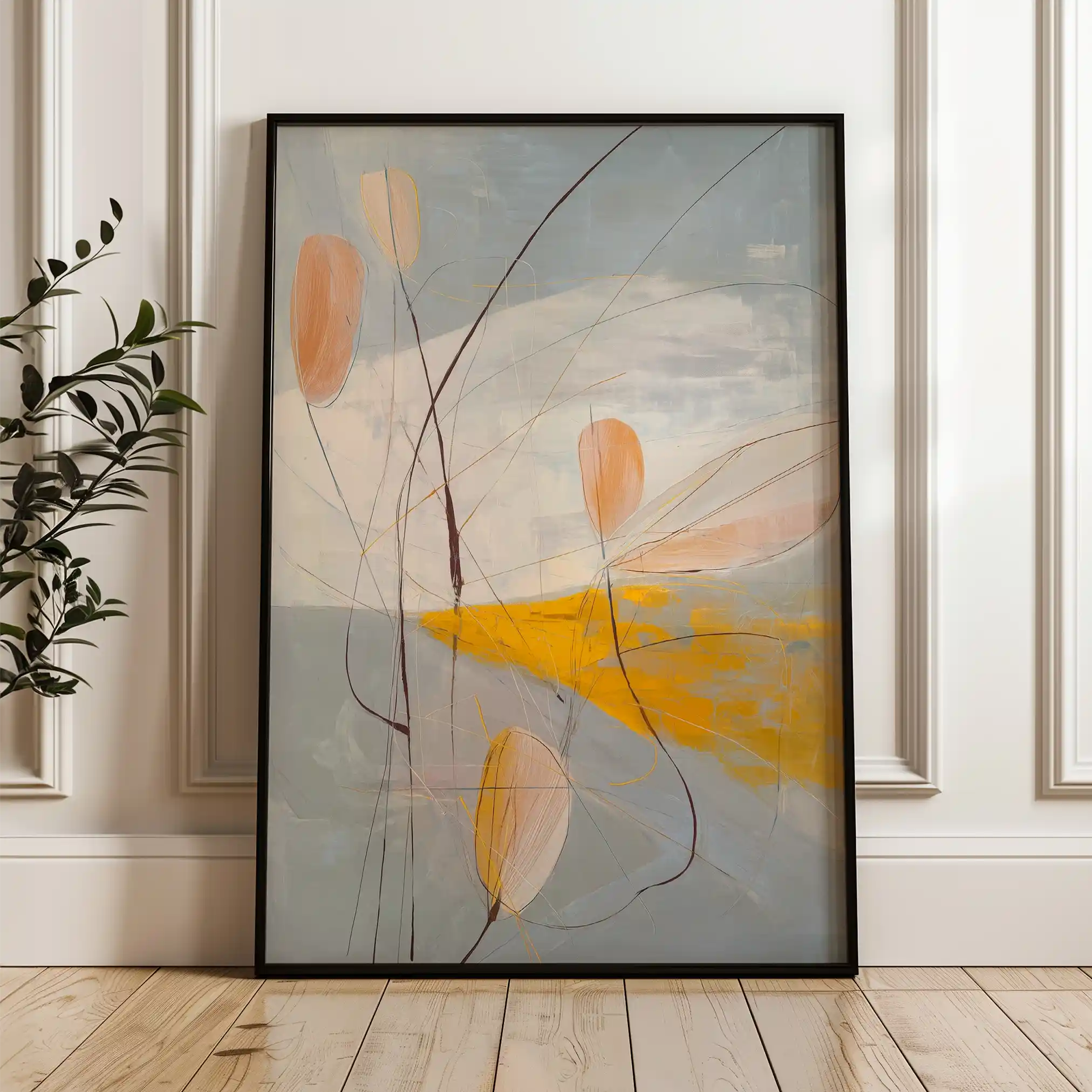 Abstract 2066 Canvas Art 60 x 40 cm / Stretched on hidden frame