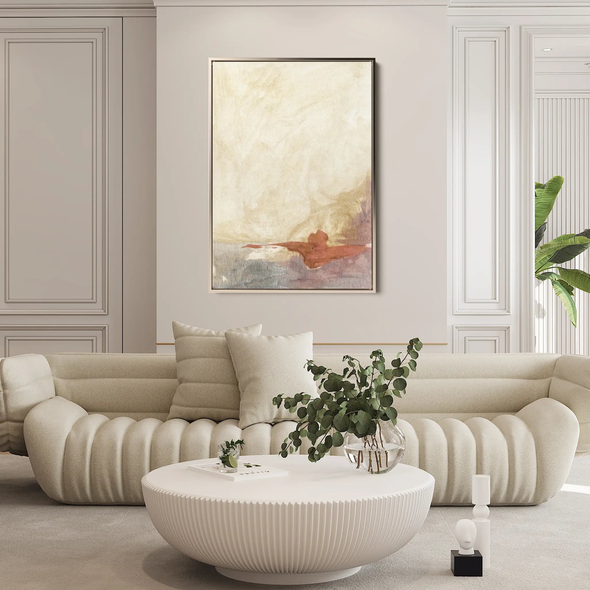 Abstract Canvas Wall Art WAD207-A 90 x 60 cm / Stretched on hidden frame