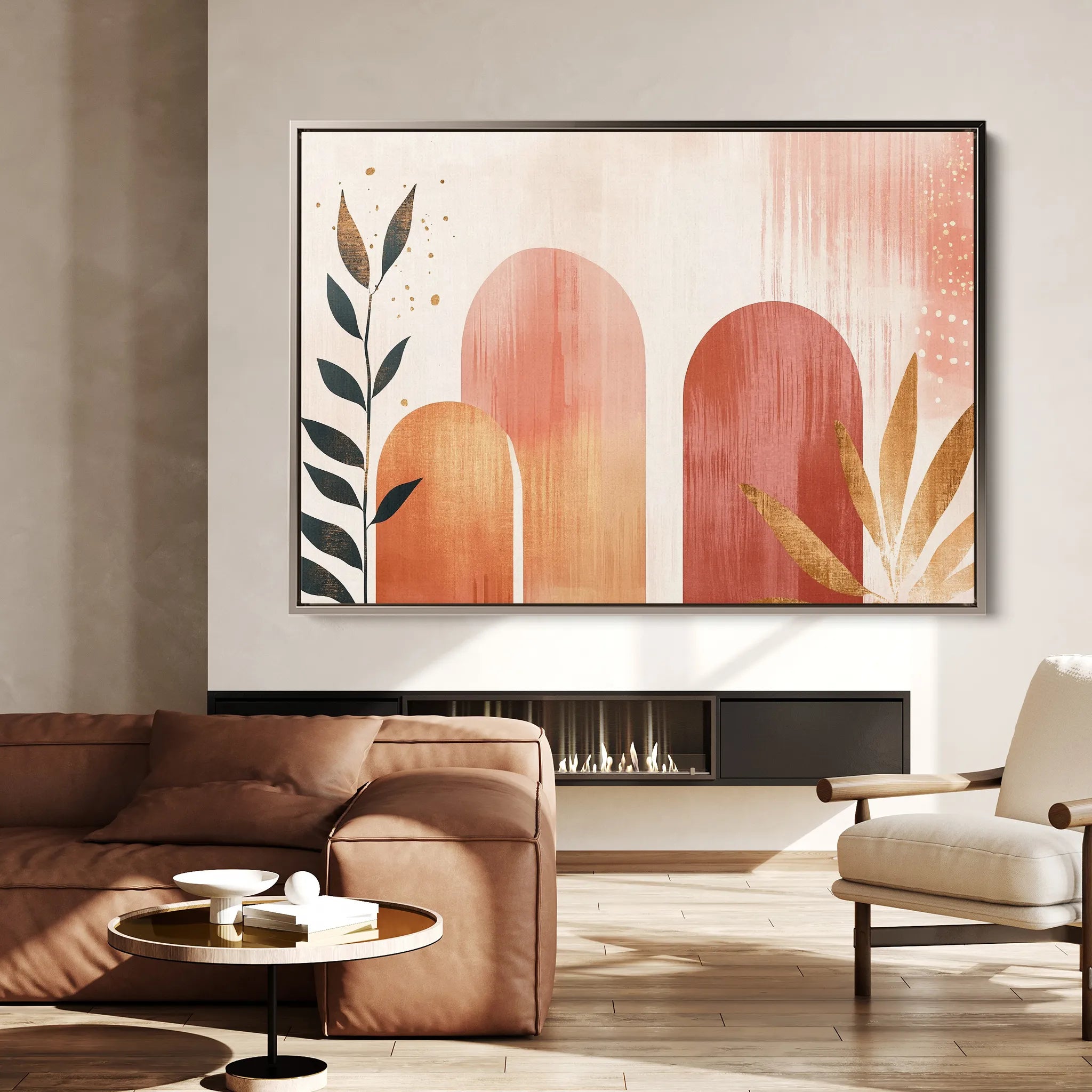 Boho Canvas Wall Art WAD207-BH 90 x 60 cm / Stretched on hidden frame