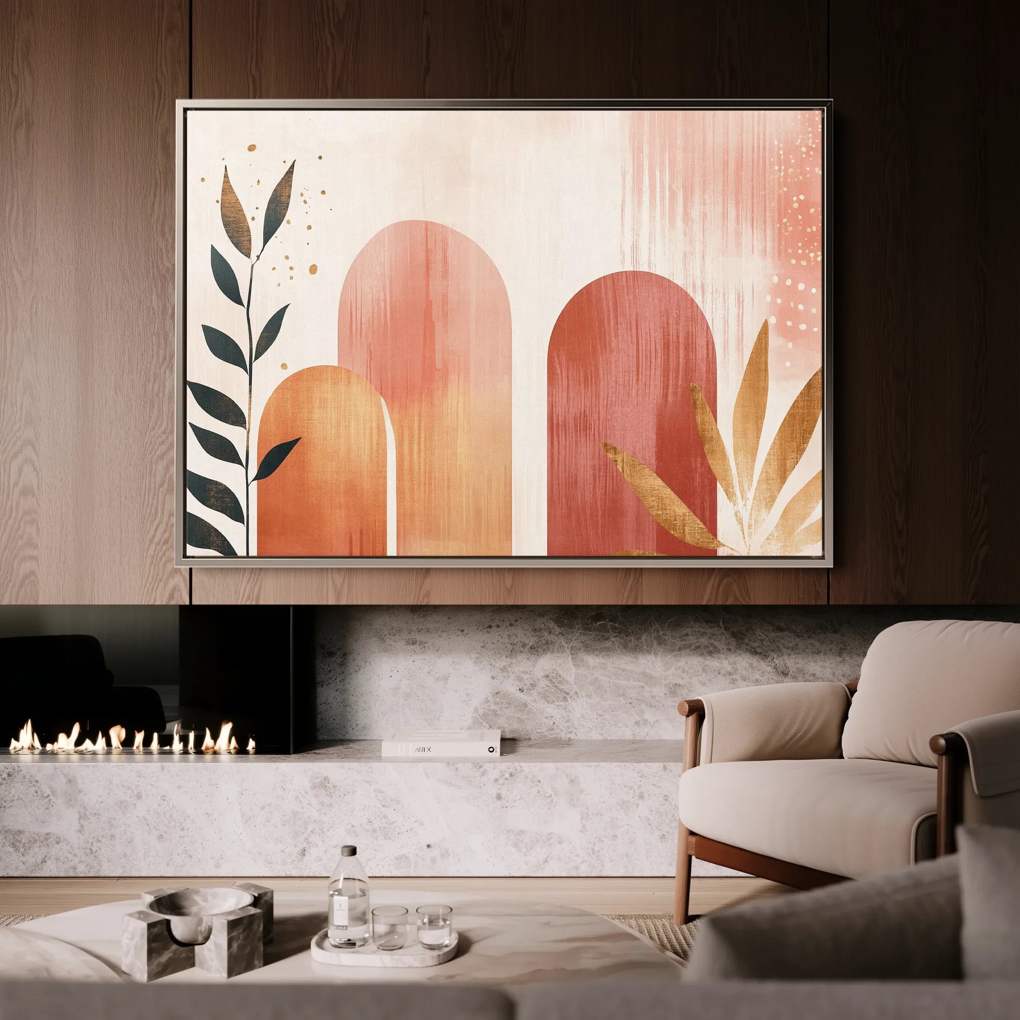 Boho Canvas Wall Art WAD207-BH 90 x 60 cm / Stretched on hidden frame