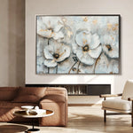 Floral Canvas Wall Art WAD207-F 90 x 60 cm / Stretched on hidden frame