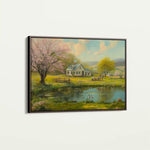 Landscape 207 Canvas Art 90 x 60 cm / Stretched on hidden frame
