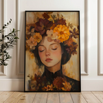 Portrait 207 Canvas Art 90 x 60 cm / Stretched on hidden frame