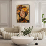 Portrait 207 Canvas Art 90 x 60 cm / Stretched on hidden frame
