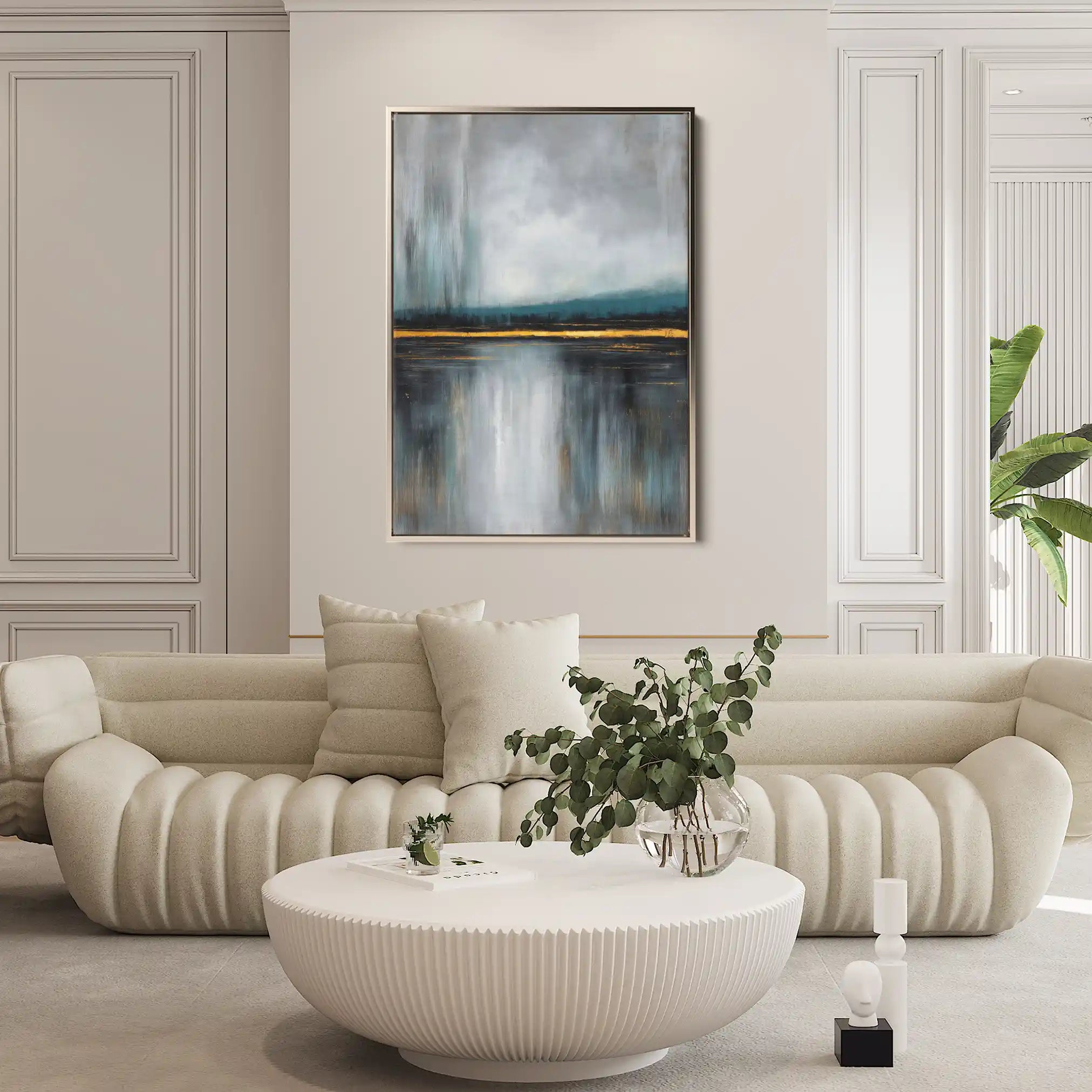 Abstract 2074 Canvas Art 60 x 40 cm / Stretched on hidden frame