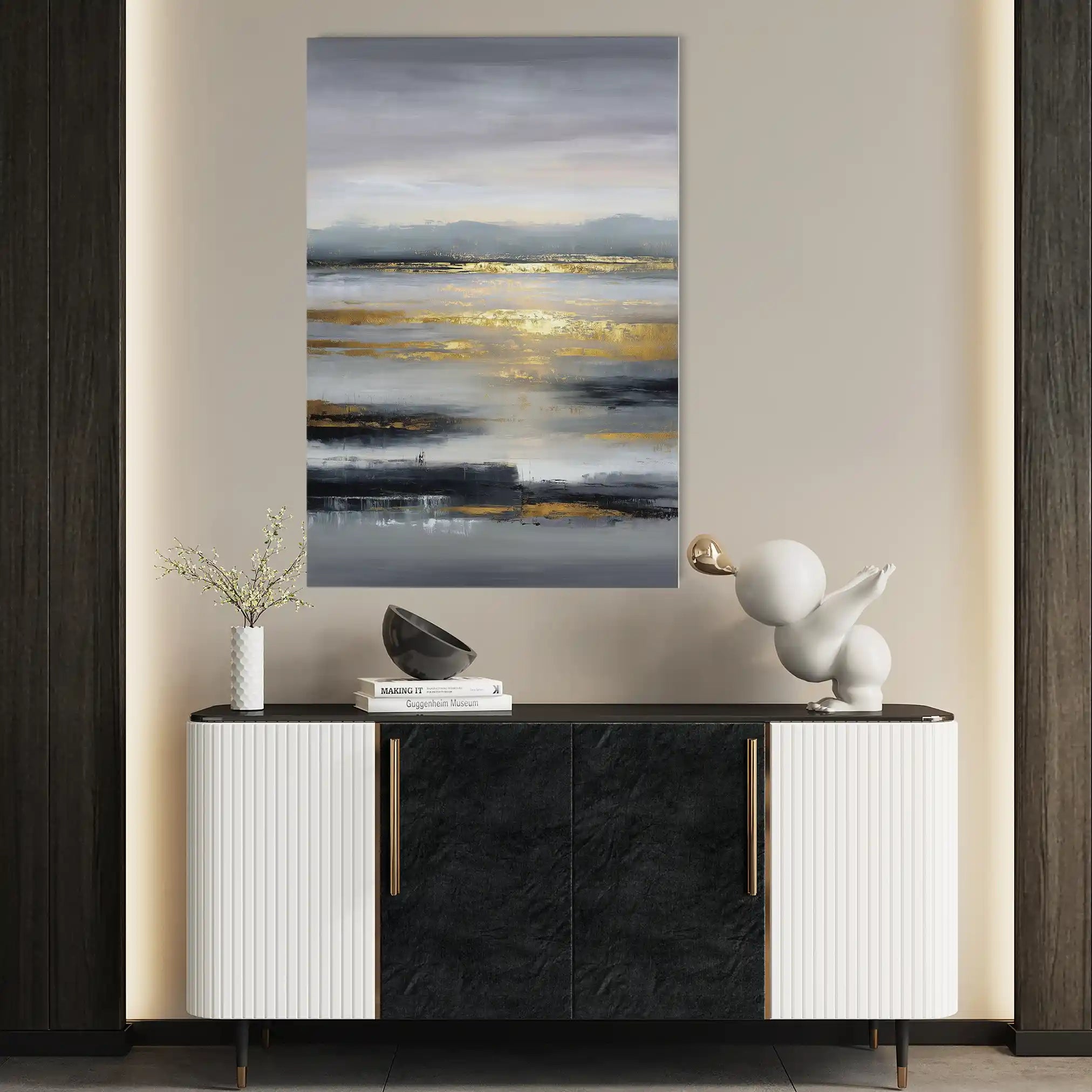 Abstract 2075 Canvas Art 60 x 40 cm / Stretched on hidden frame