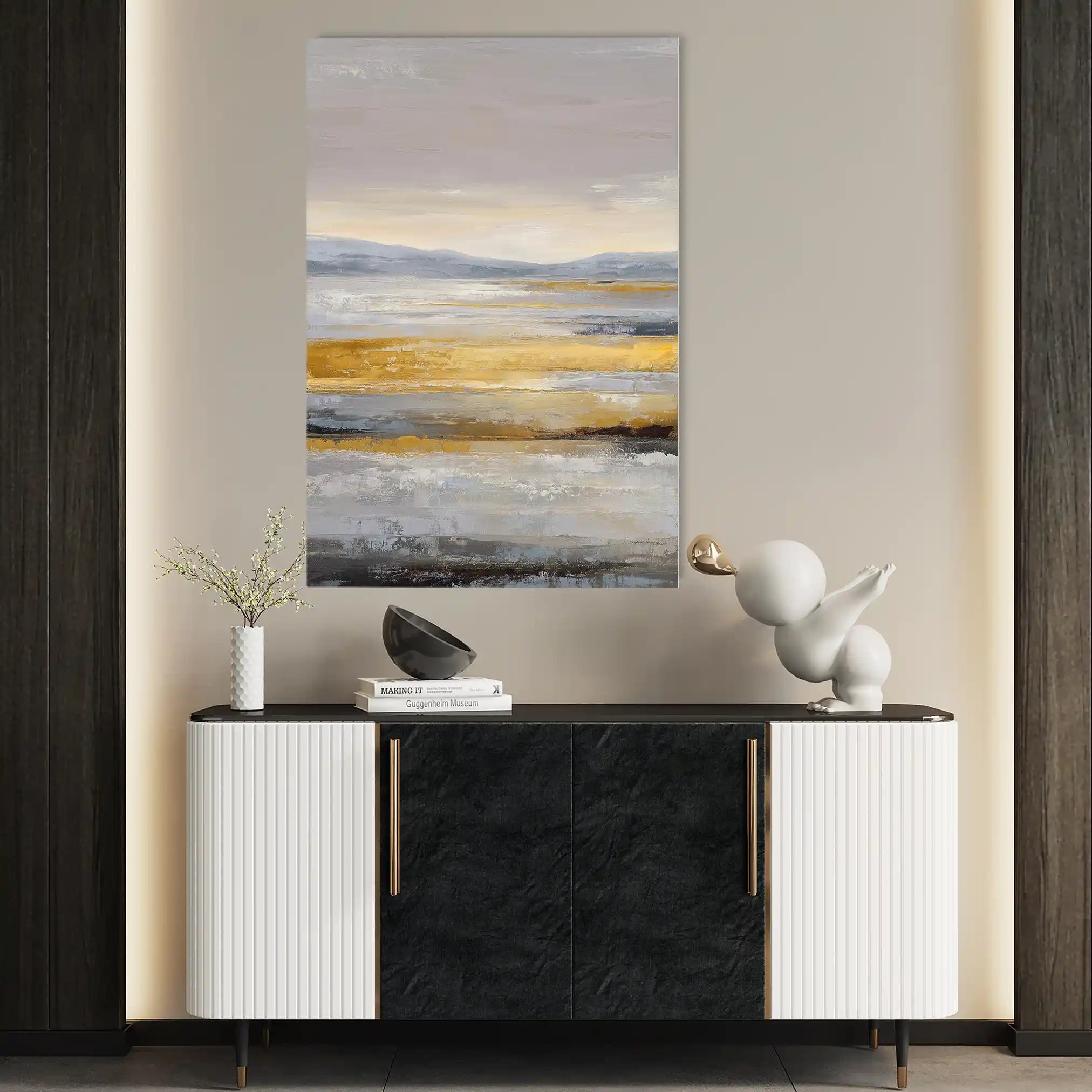 Abstract 2077 Canvas Art 60 x 40 cm / Stretched on hidden frame