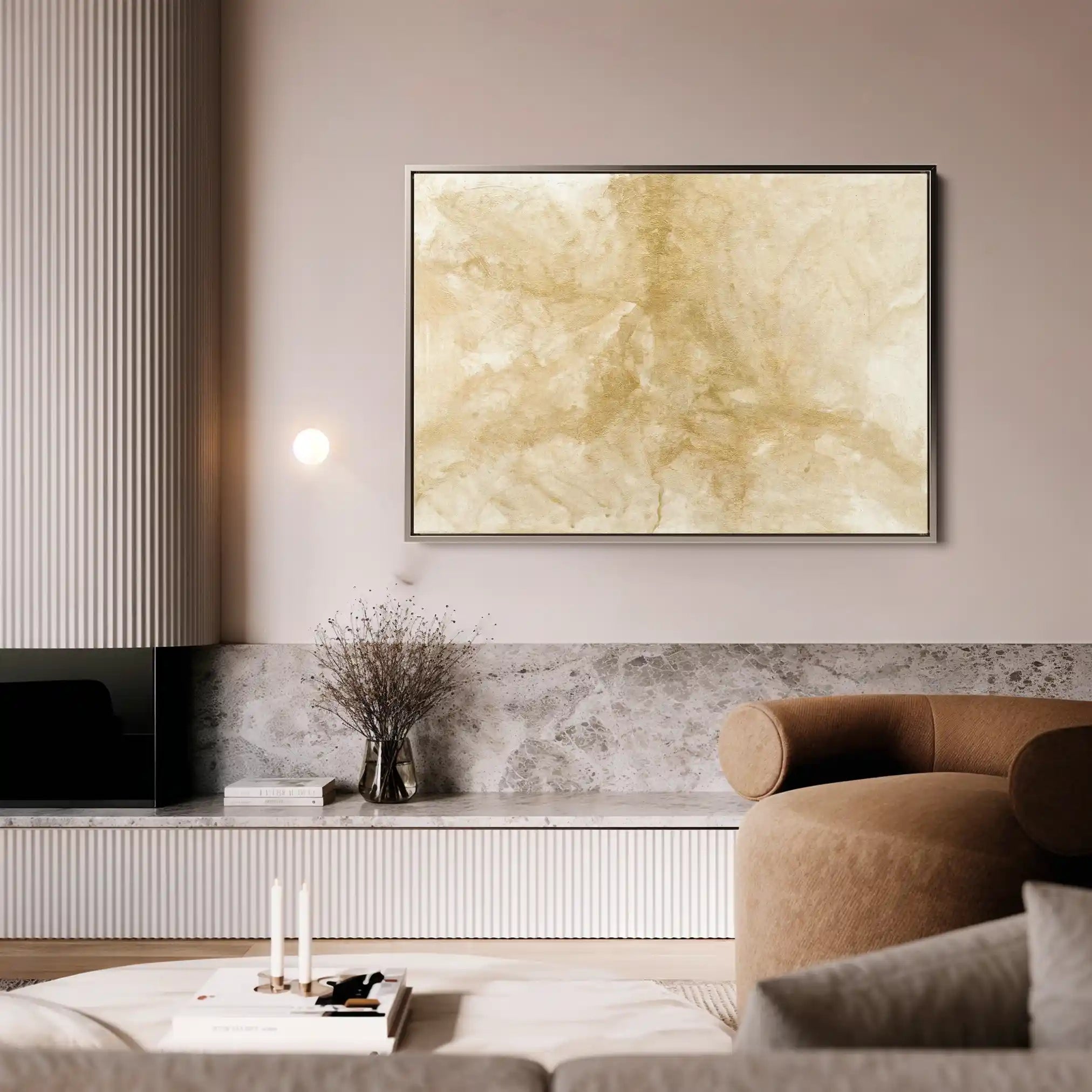 Abstract 208 Canvas Art 60 x 40 cm / Stretched on hidden frame
