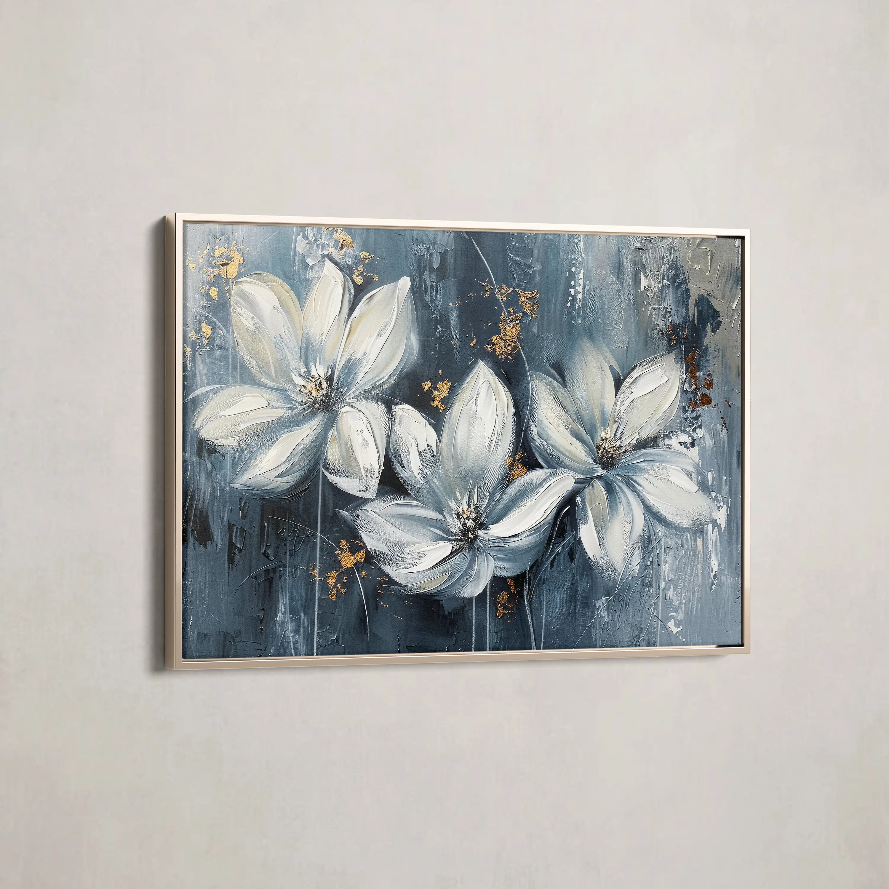 Floral Canvas Wall Art WAD208-F 90 x 60 cm / Stretched on hidden frame