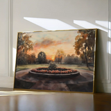 Landscape 208 Canvas Art 90 x 60 cm / Stretched on hidden frame