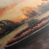 Landscape 208 Canvas Art 90 x 60 cm / Stretched on hidden frame