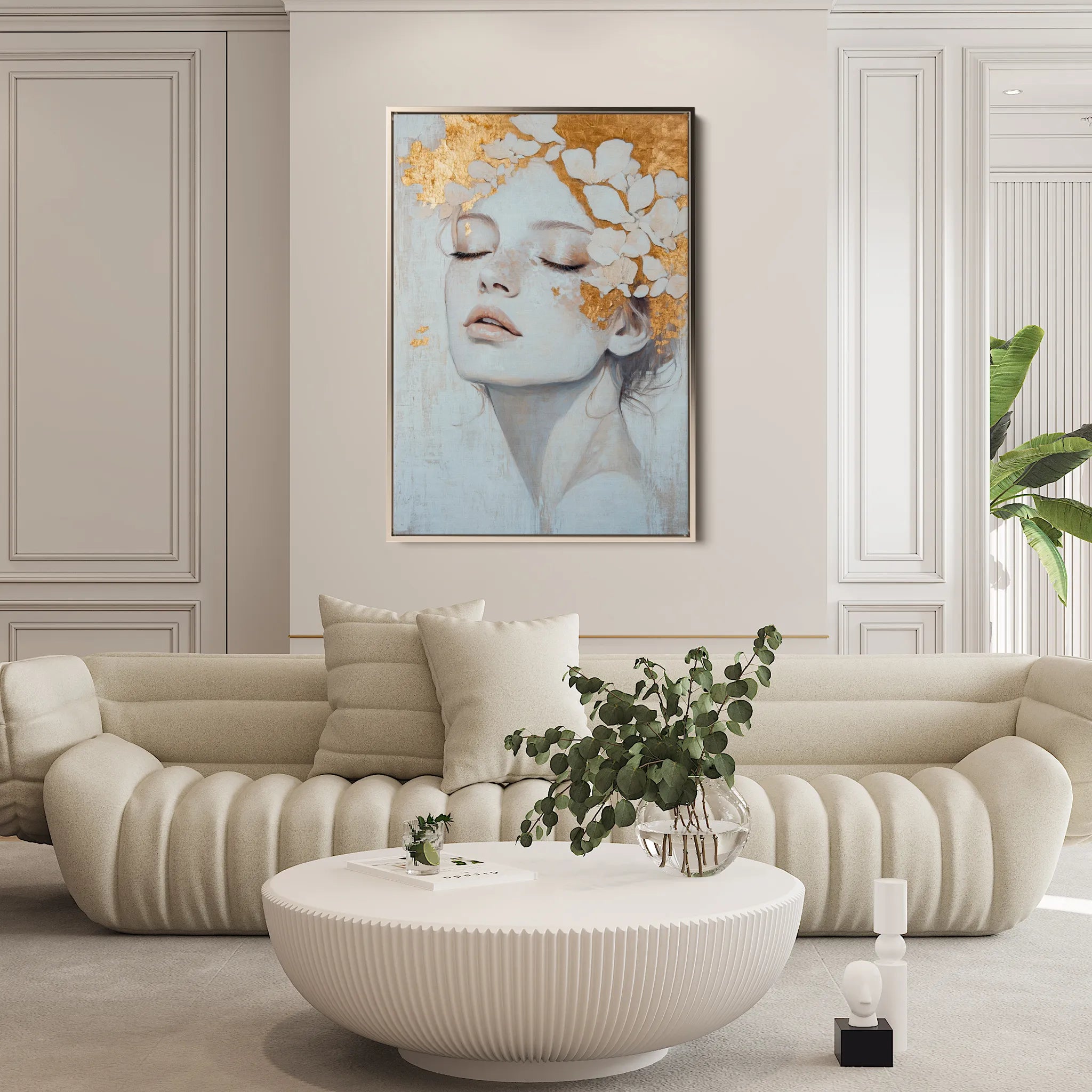 Portrait Canvas Wall Art WAD208-P 90 x 60 cm / Stretched on hidden frame