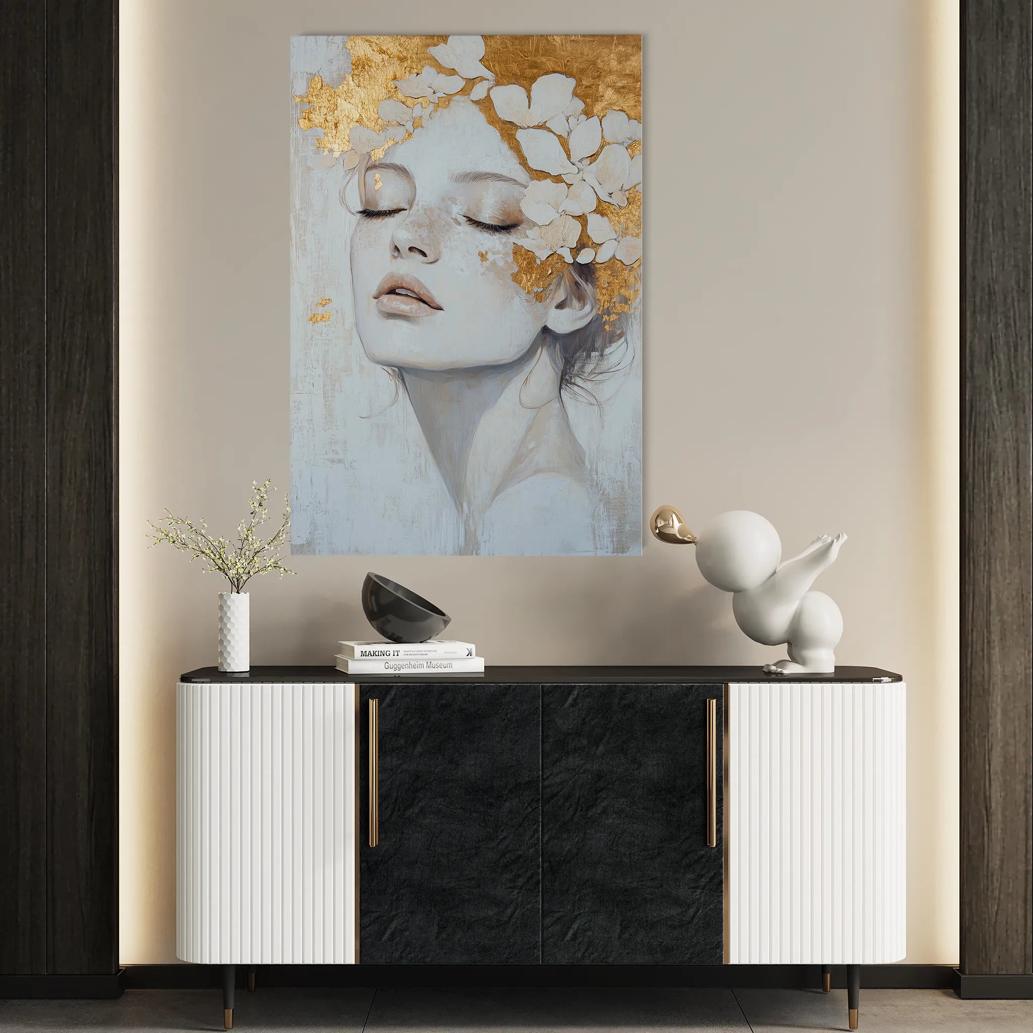 Portrait Canvas Wall Art WAD208-P 90 x 60 cm / Stretched on hidden frame