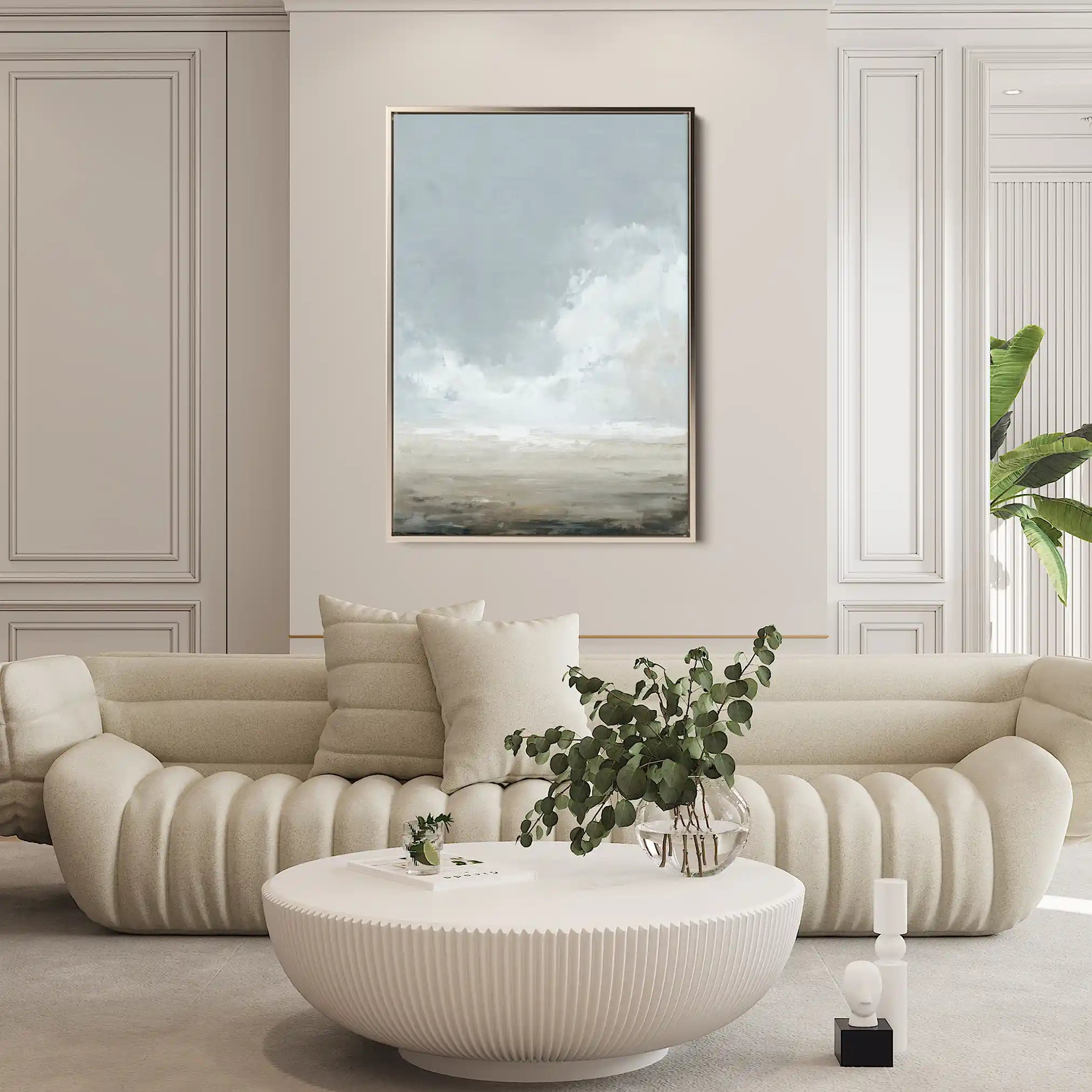 Abstract 2080 Canvas Art 60 x 40 cm / Stretched on hidden frame
