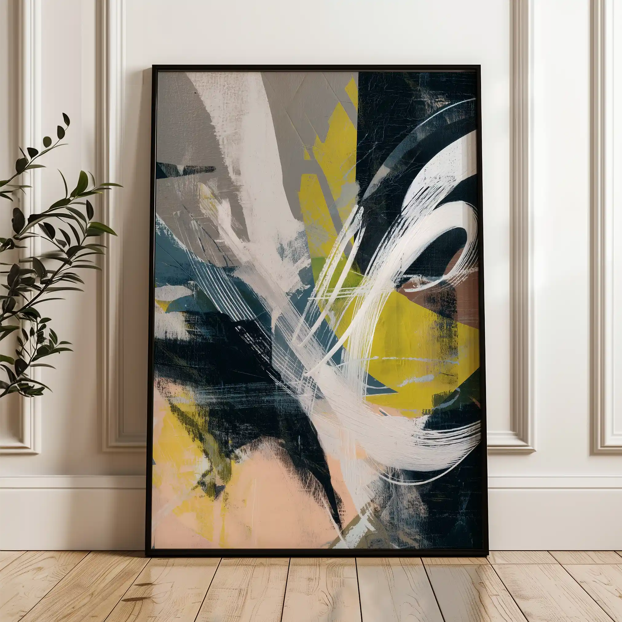 Abstract 2087 Canvas Art 60 x 40 cm / Stretched on hidden frame