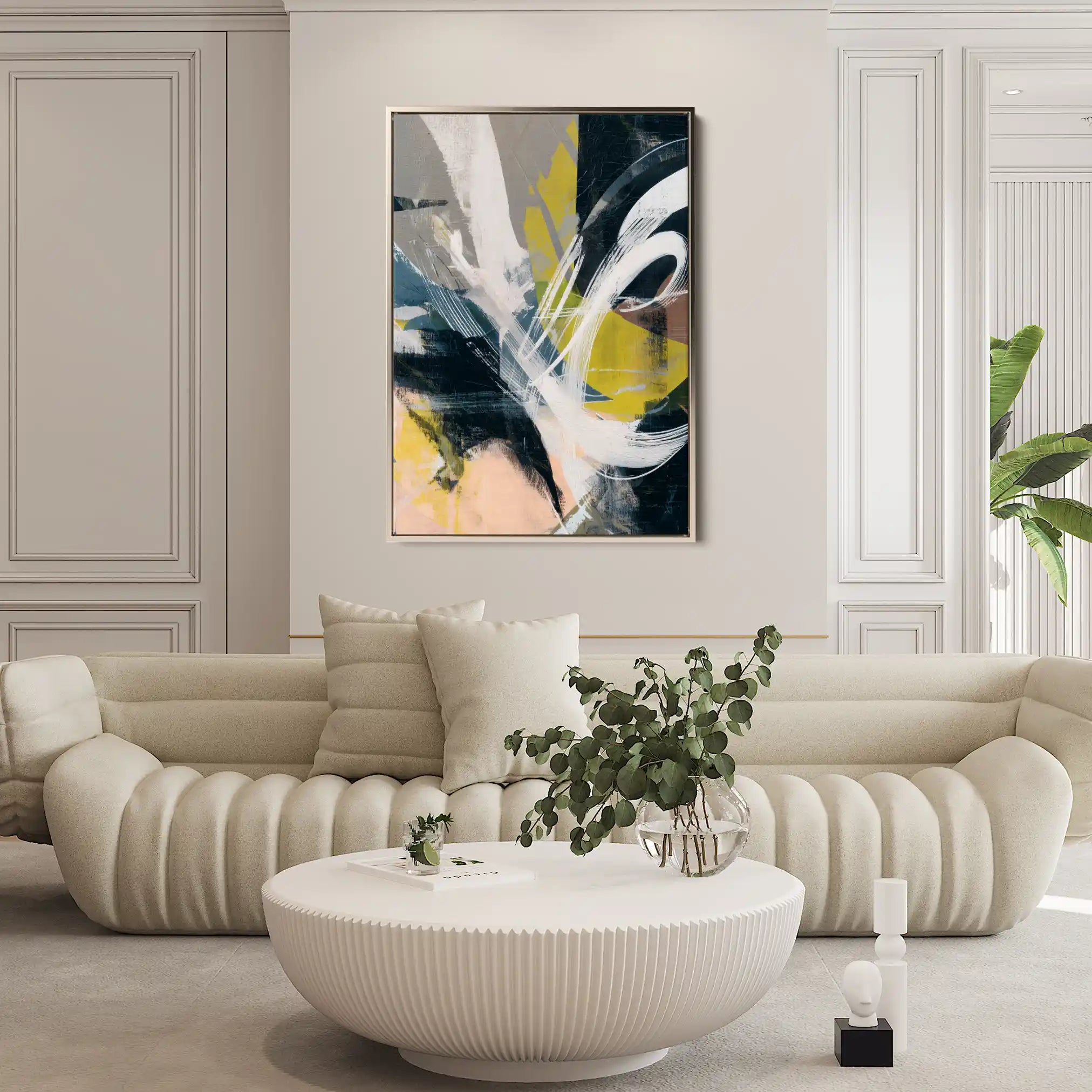 Abstract 2087 Canvas Art 60 x 40 cm / Stretched on hidden frame