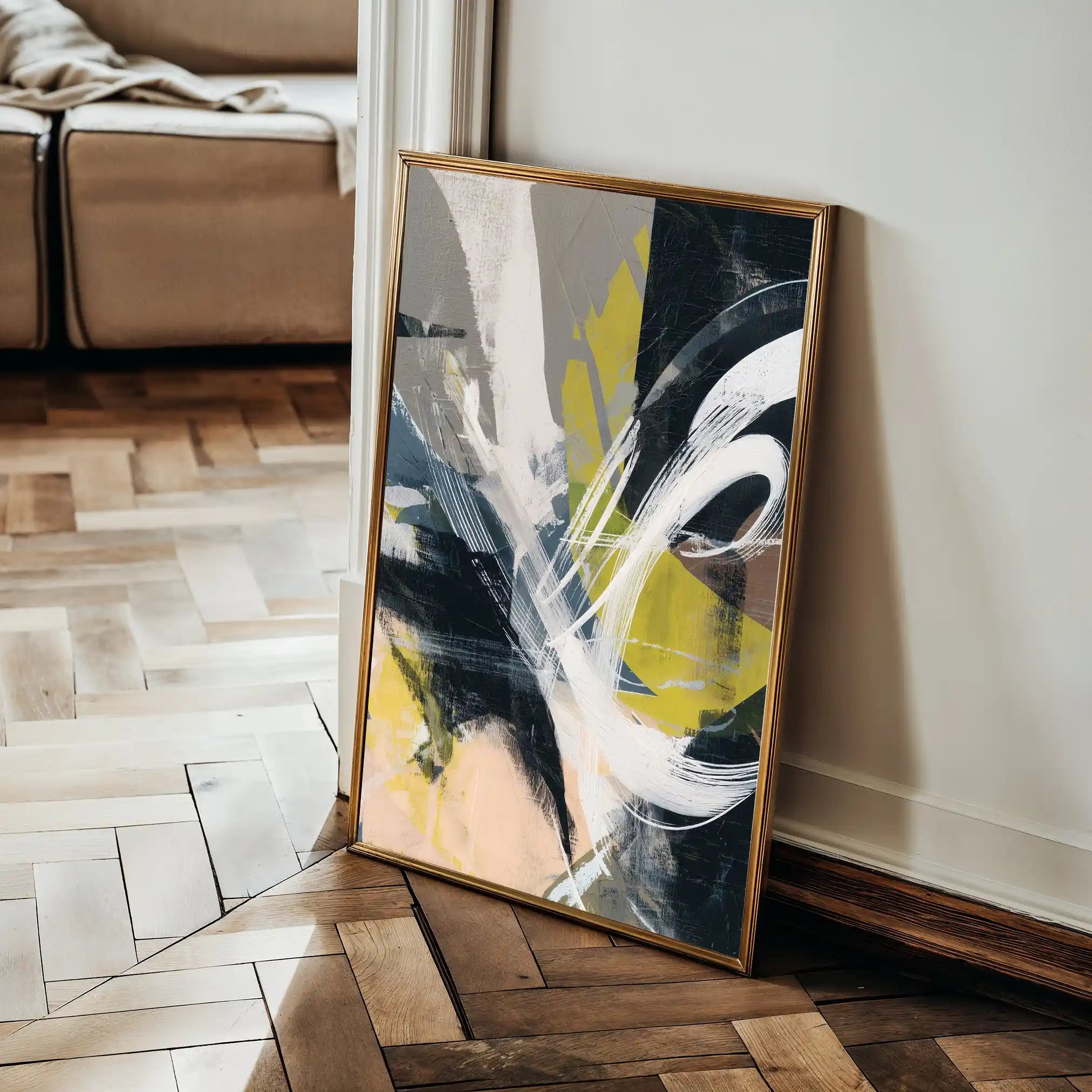 Abstract 2087 Canvas Art 60 x 40 cm / Stretched on hidden frame