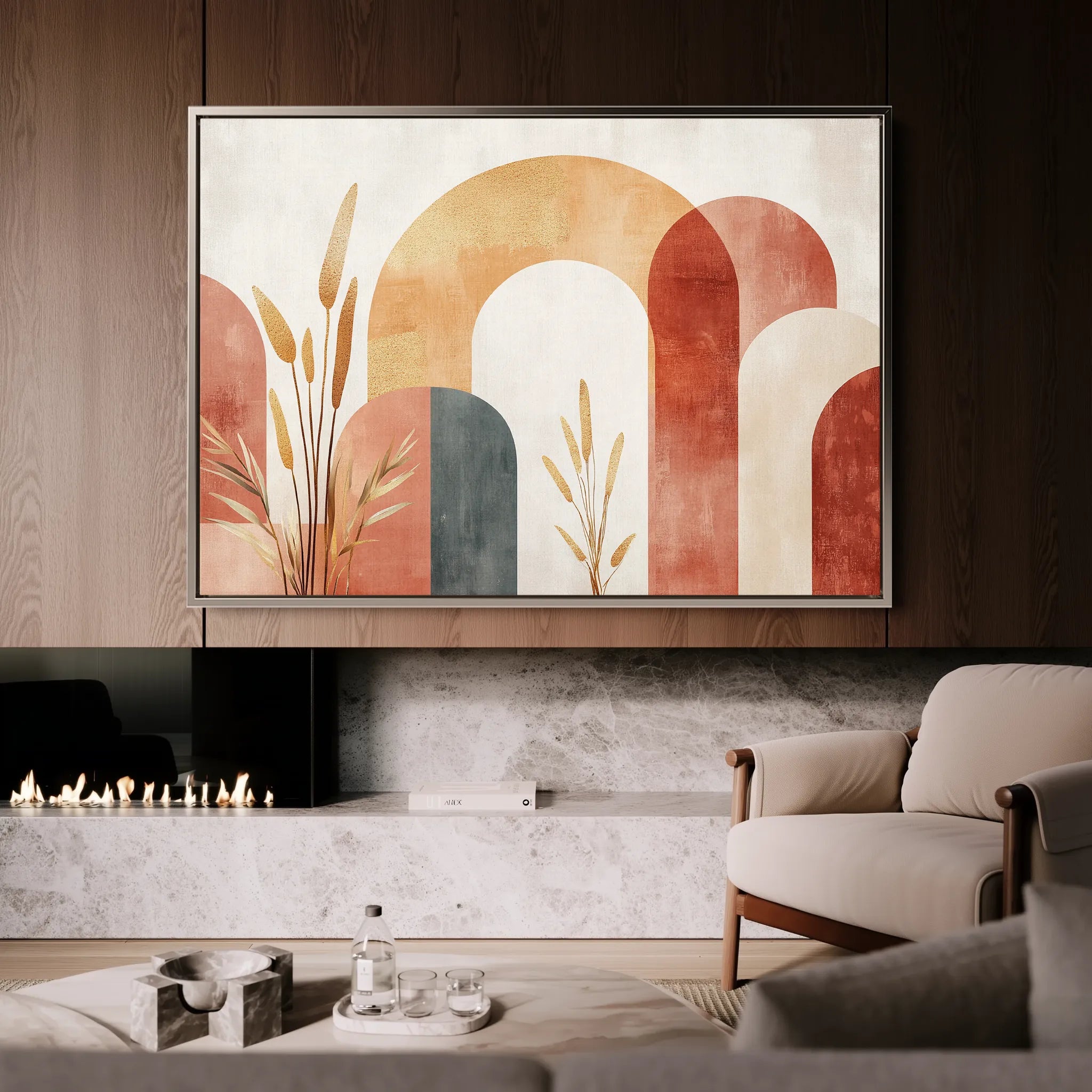 Boho Canvas Wall Art WAD209-BH 90 x 60 cm / Stretched on hidden frame