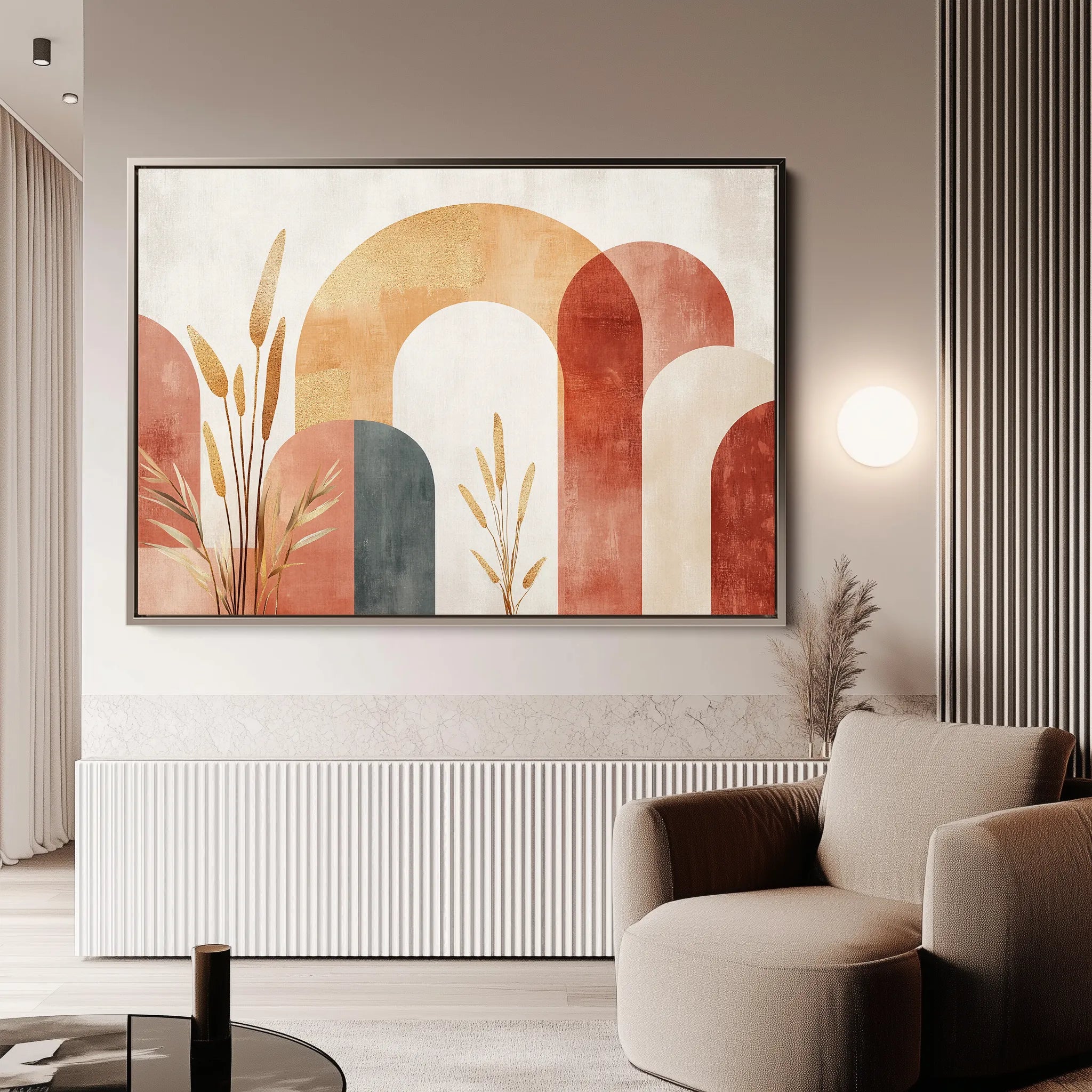 Boho Canvas Wall Art WAD209-BH 90 x 60 cm / Stretched on hidden frame